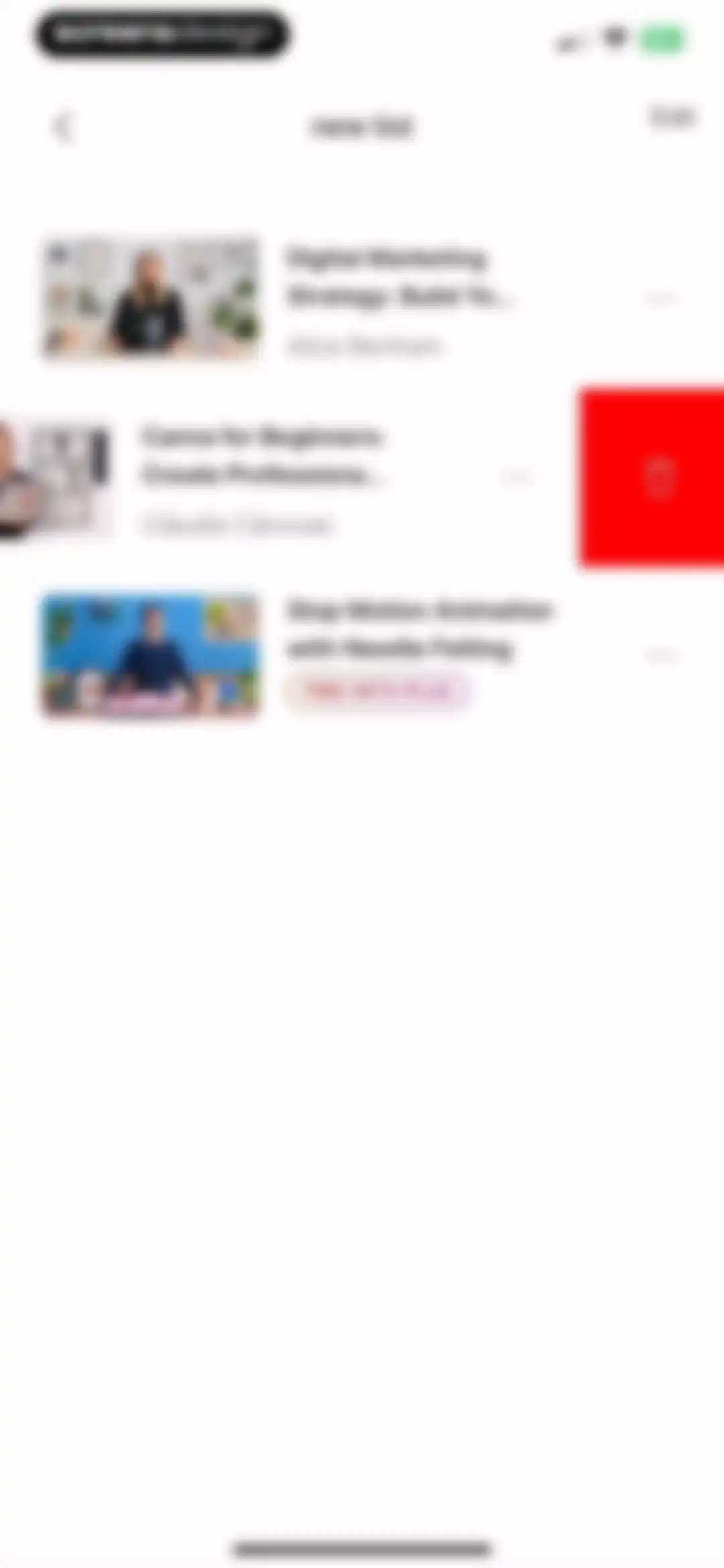 Domestika - Online courses screen 49