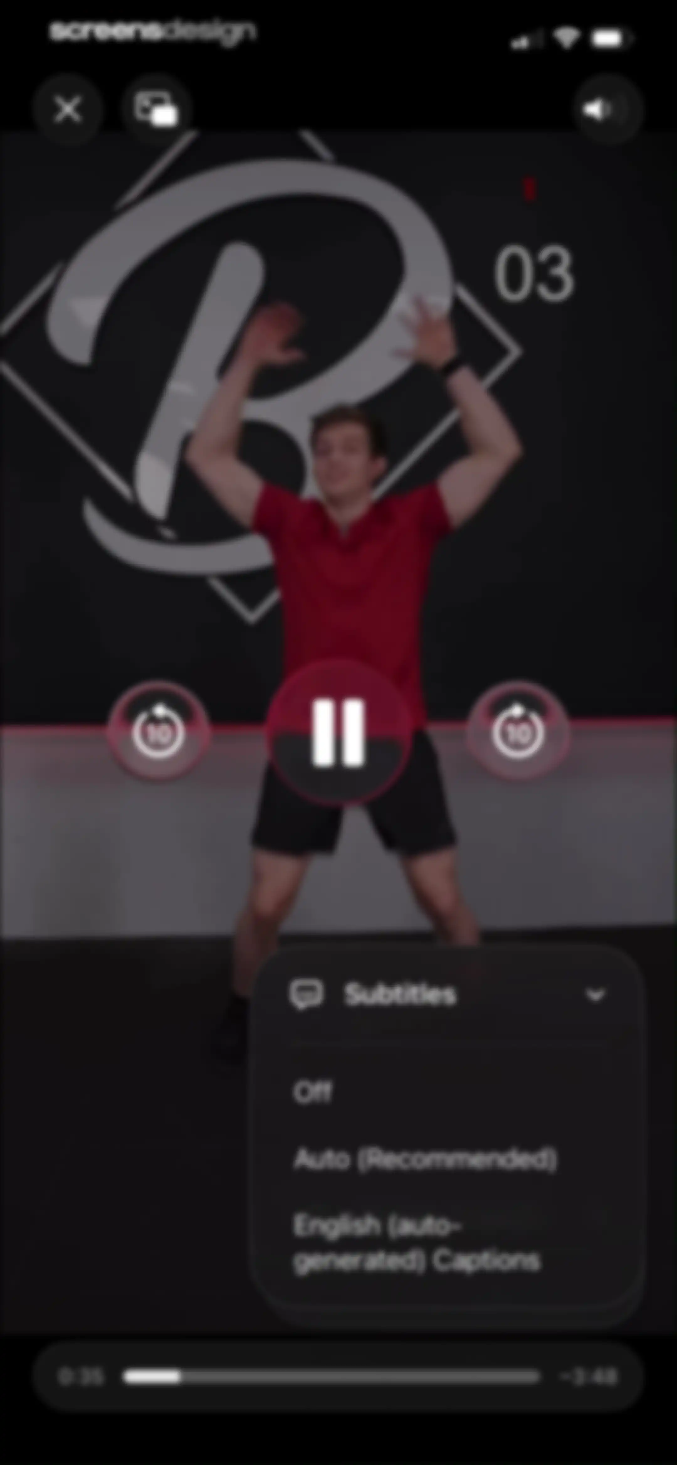 90 Day Challenge screen 45