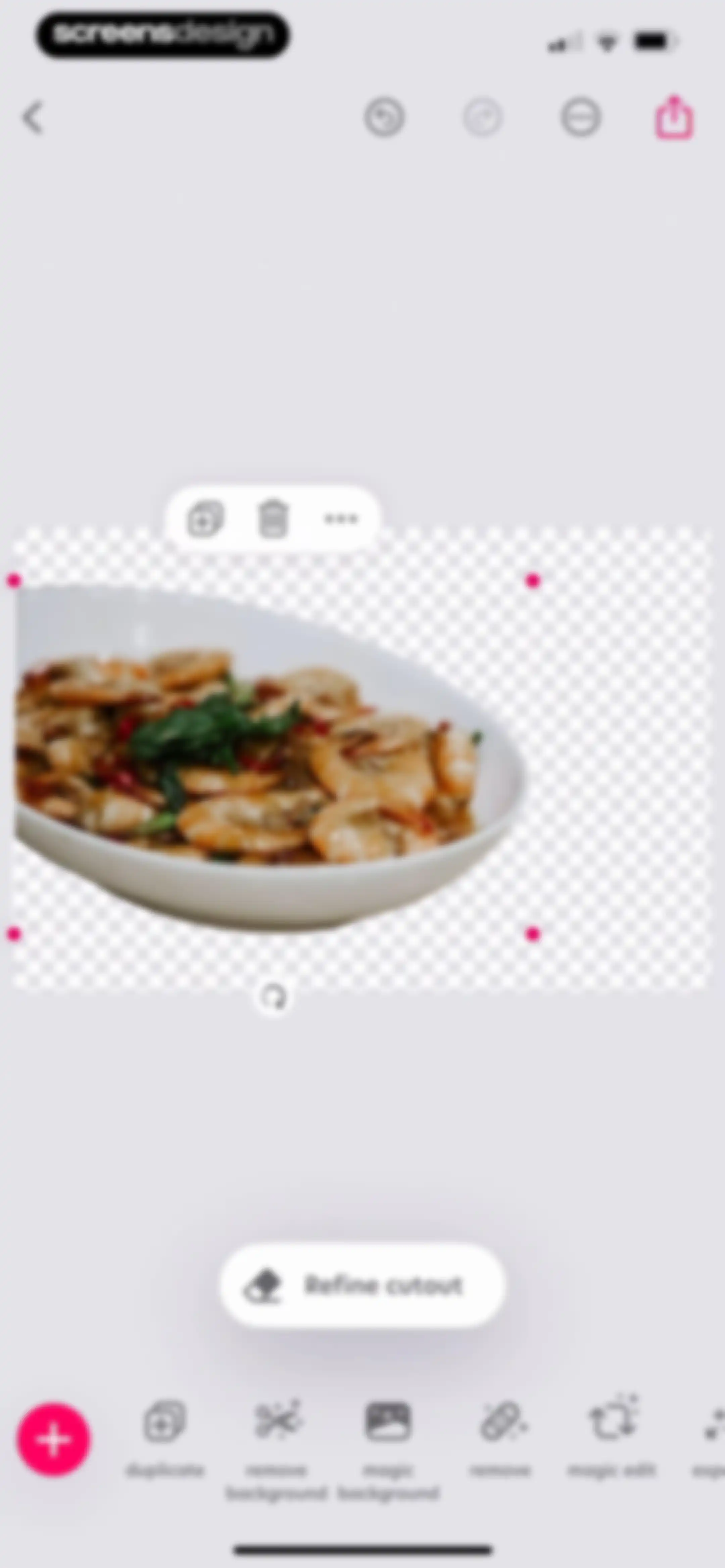 Bazaart AI Photo Editor Design screen 175
