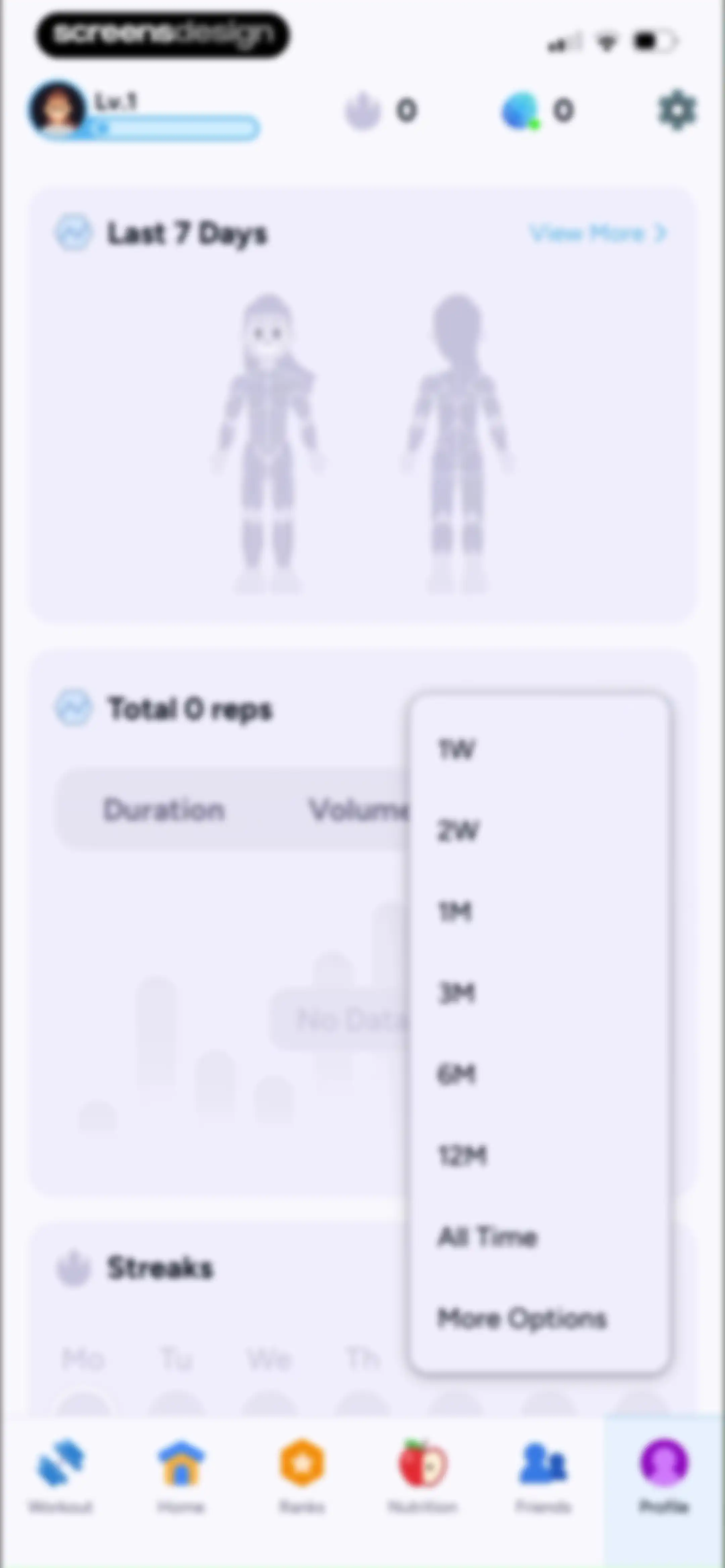 Liftoff - Ranked Gym Workouts screen 290