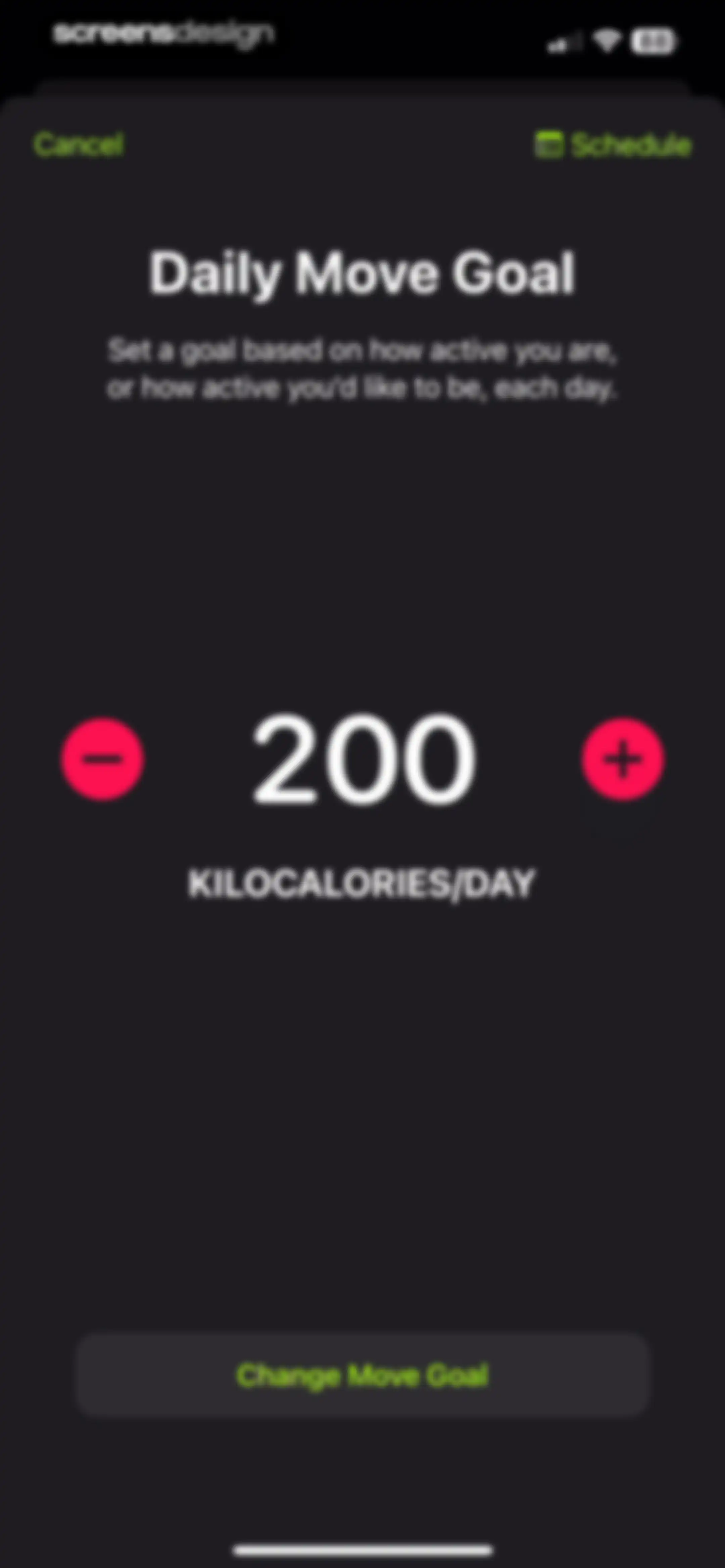 Apple Fitness screen 22