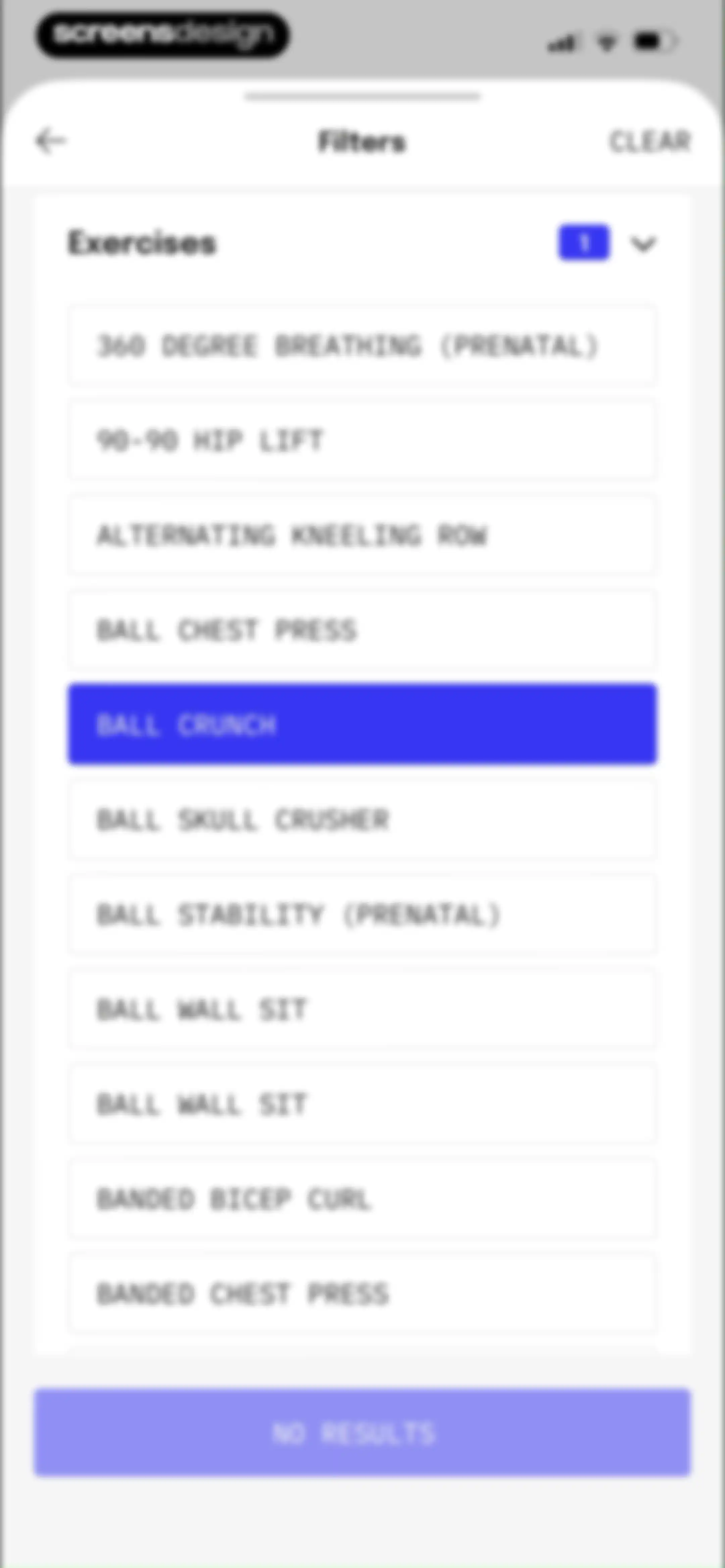 Evlo Fitness screen 50