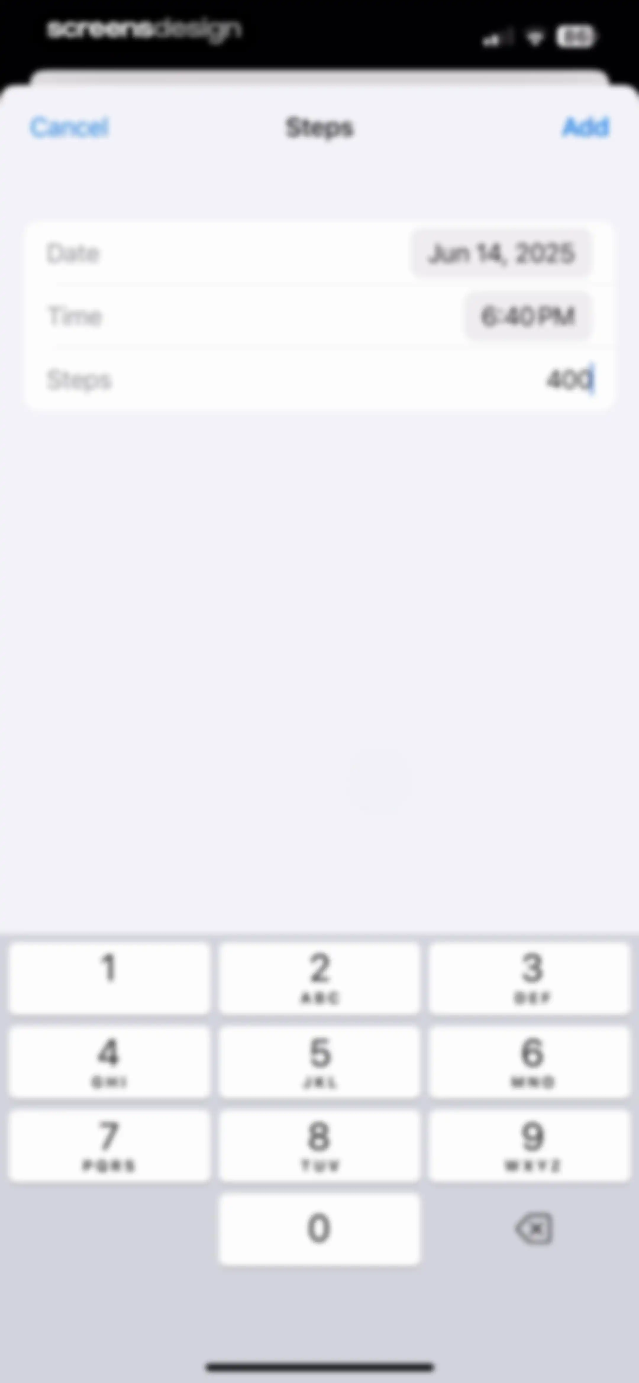Apple Health screen 42