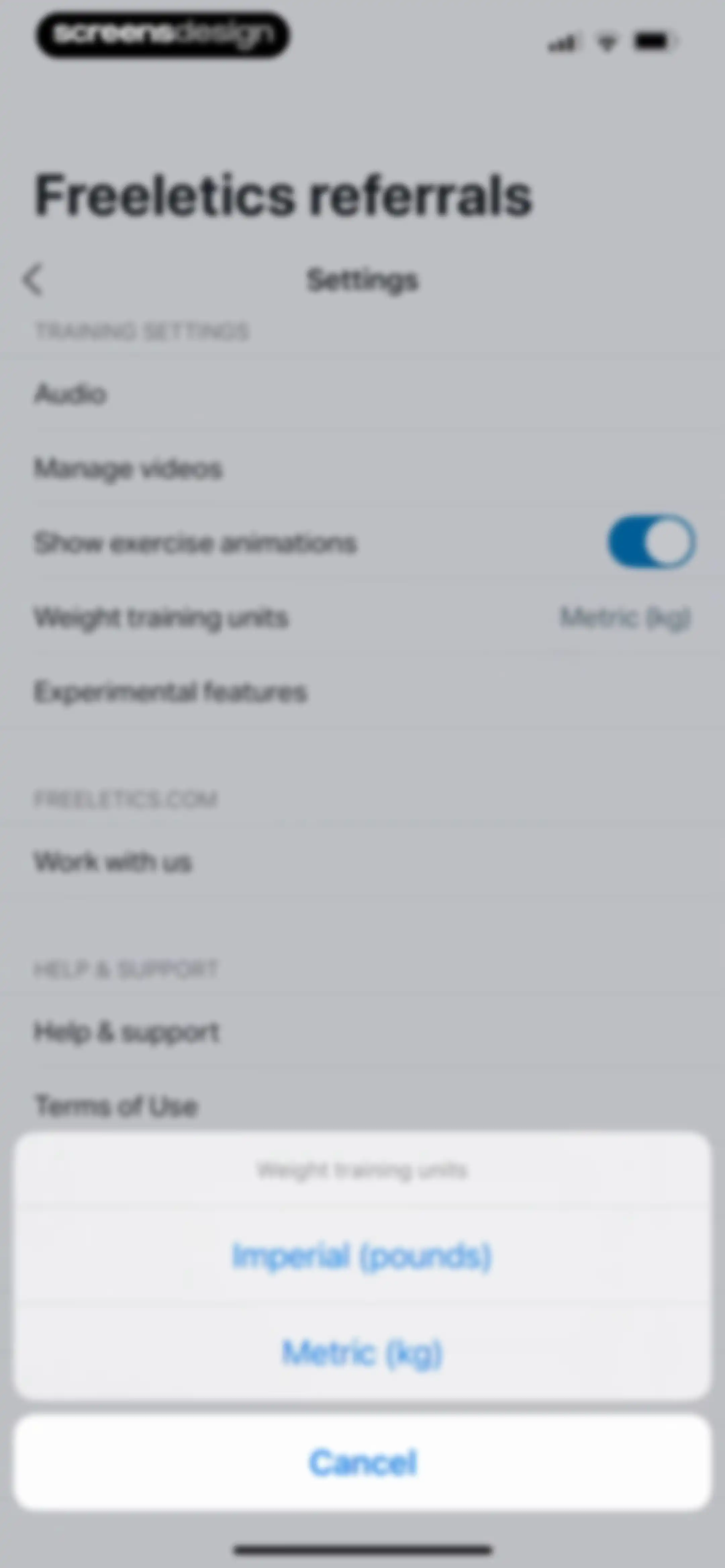 Freeletics: Workouts & Fitness screen 182
