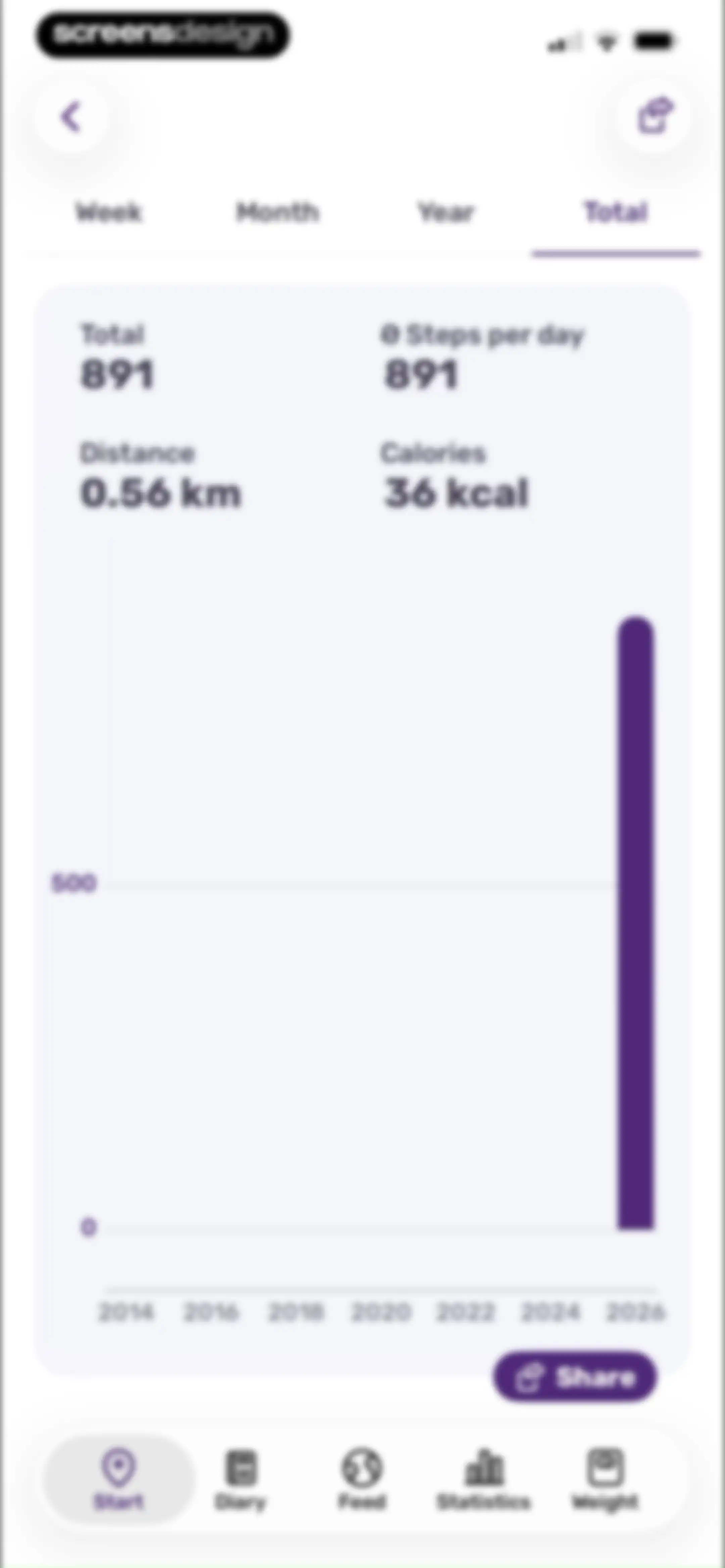 Running Tracker App – FITAPP screen 76