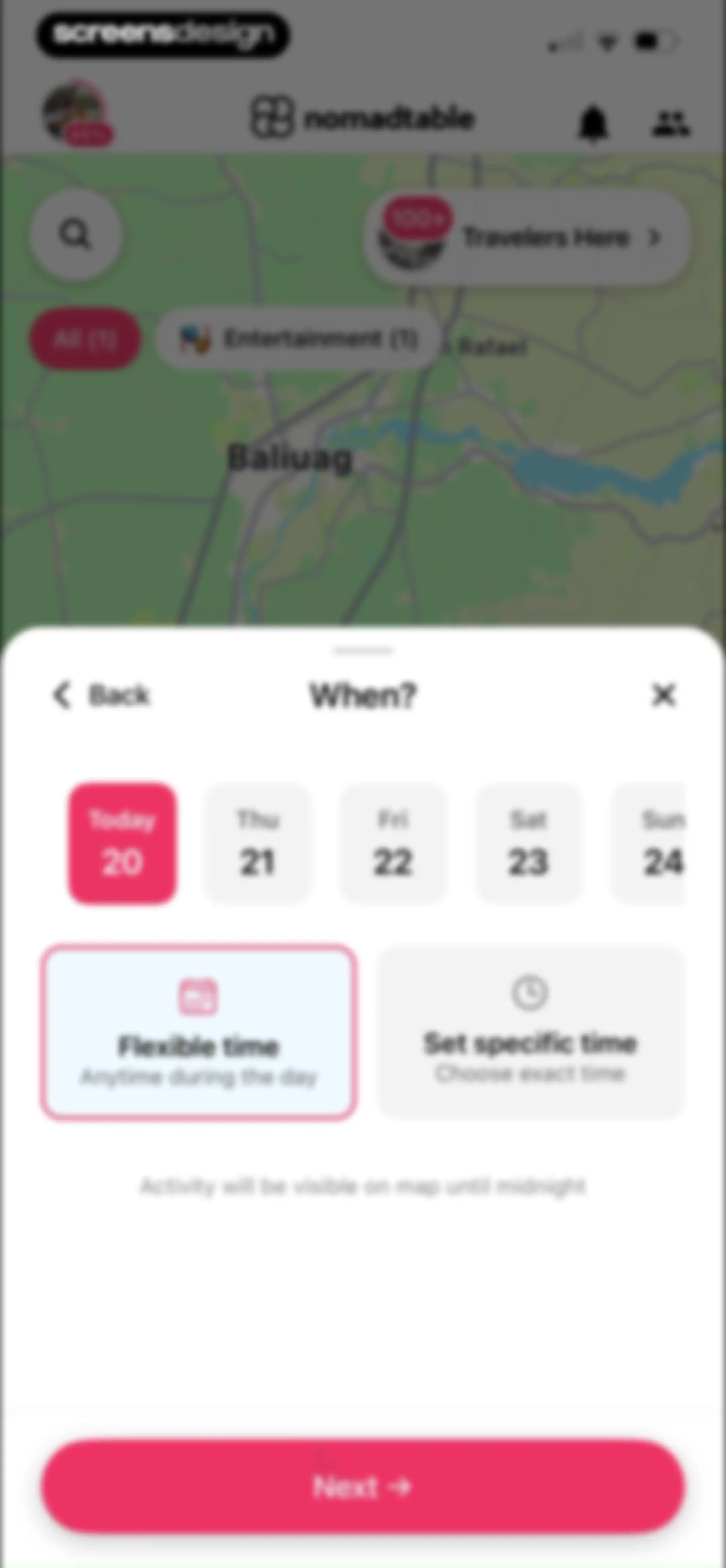 nomadtable: travel friends screen 46