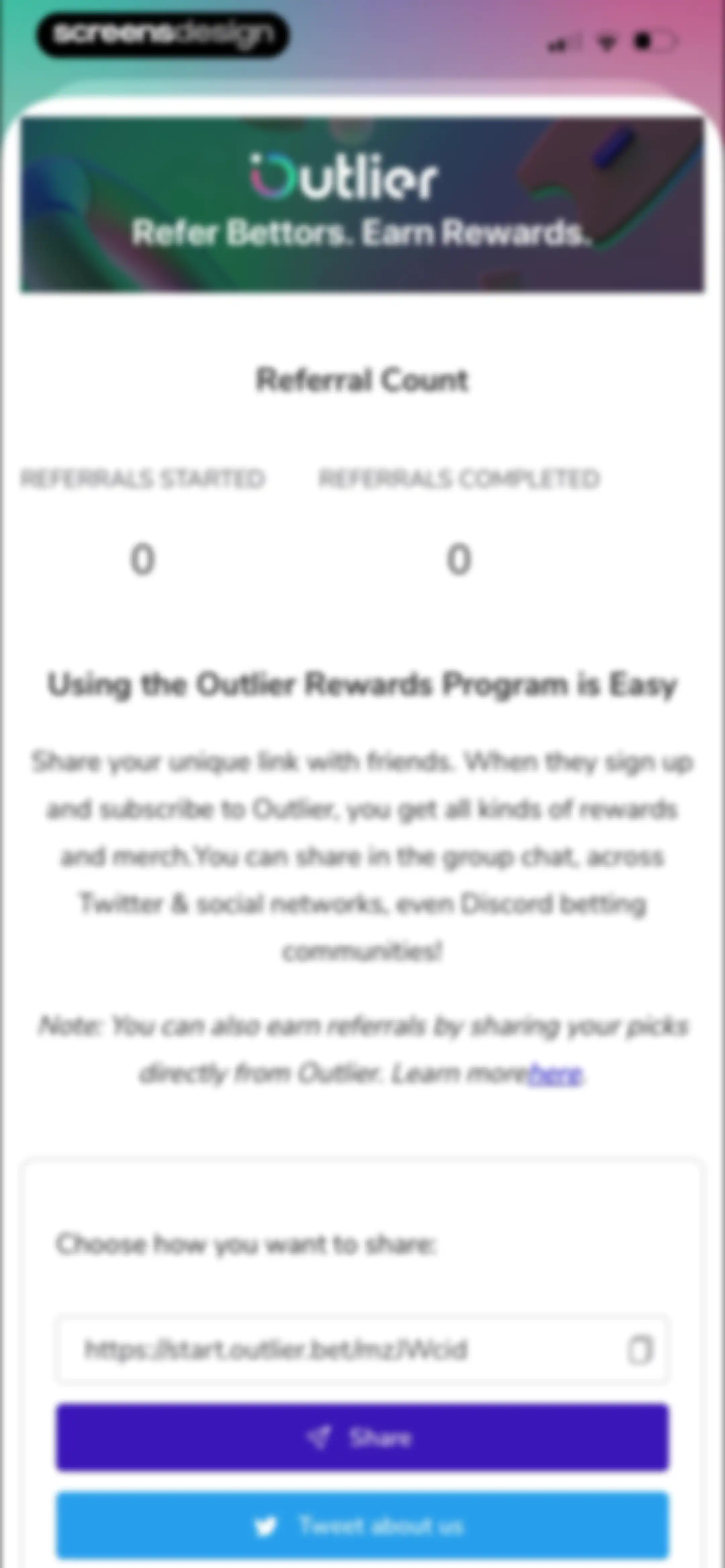 Outlier: Smart Sports Betting screen 117