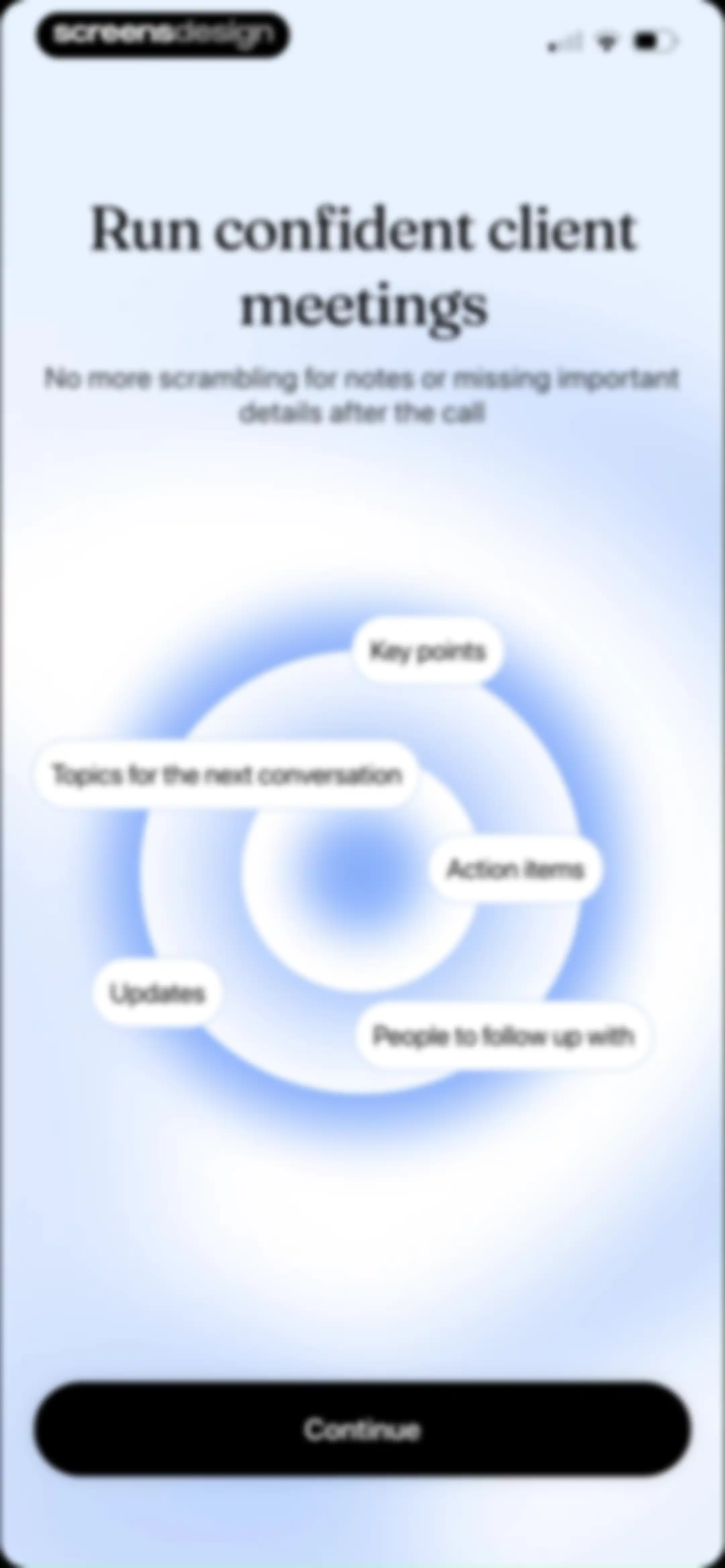 Cue: AI Note Taker & Recorder screen 11