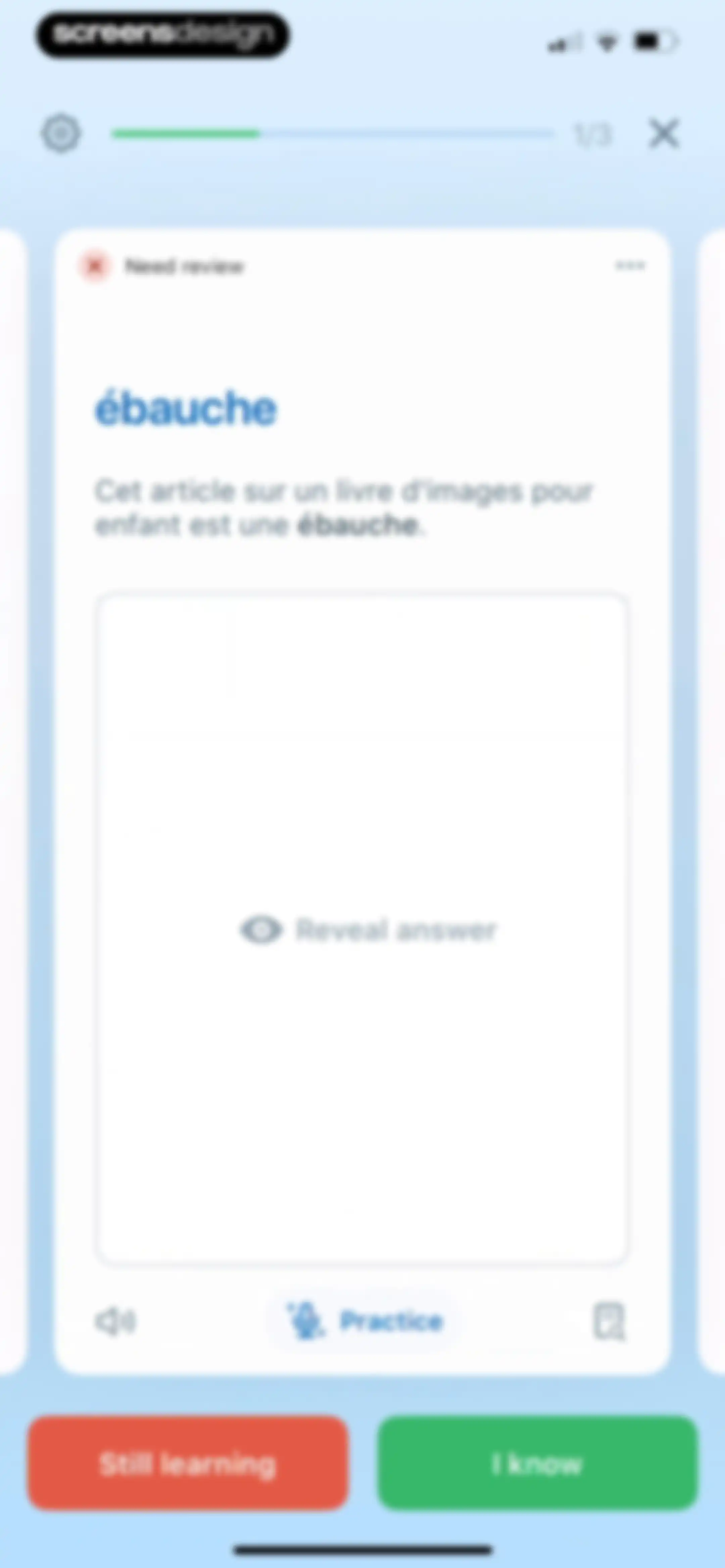 Reverso translate and learn screen 119