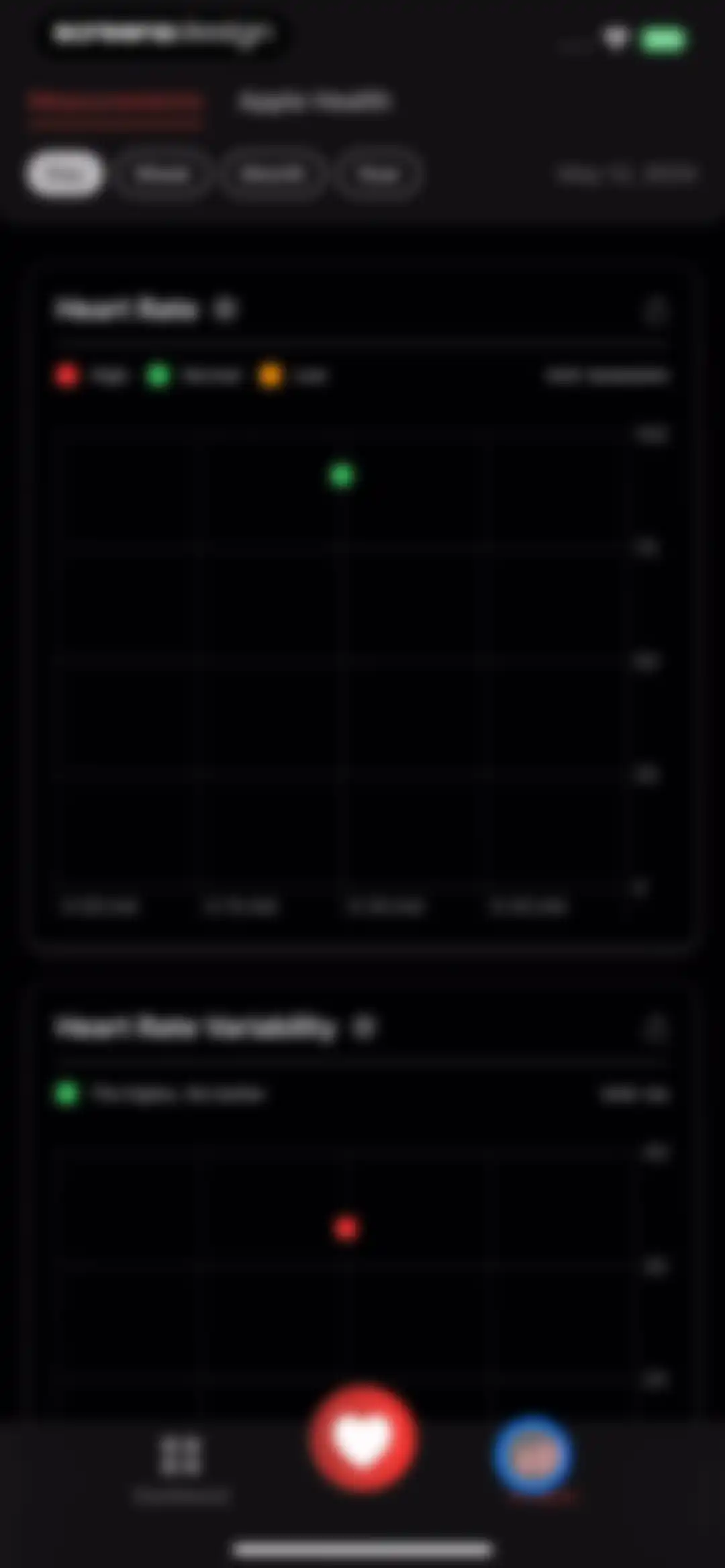 Check Heart Rate Now screen 18