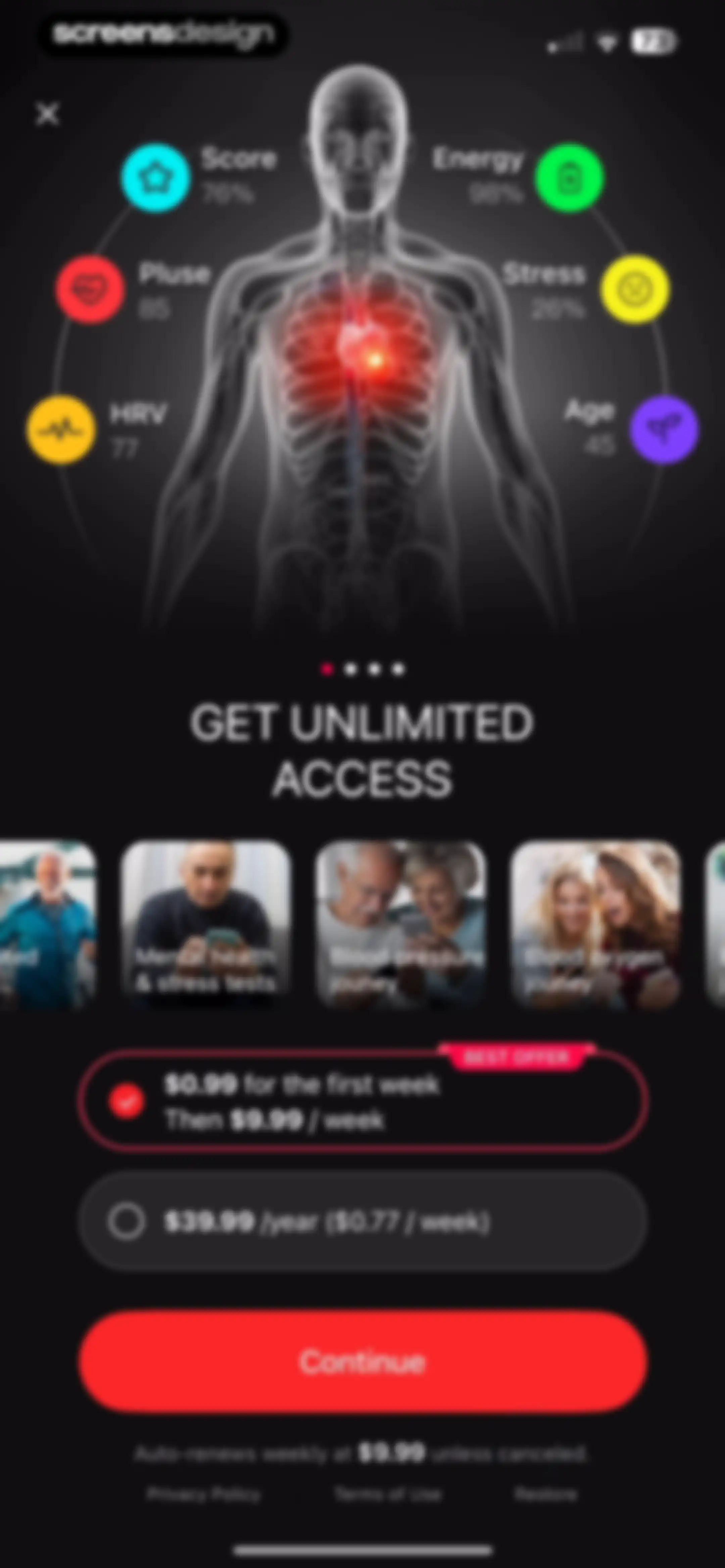 iCardio - Heart Rate Tracker screen 10