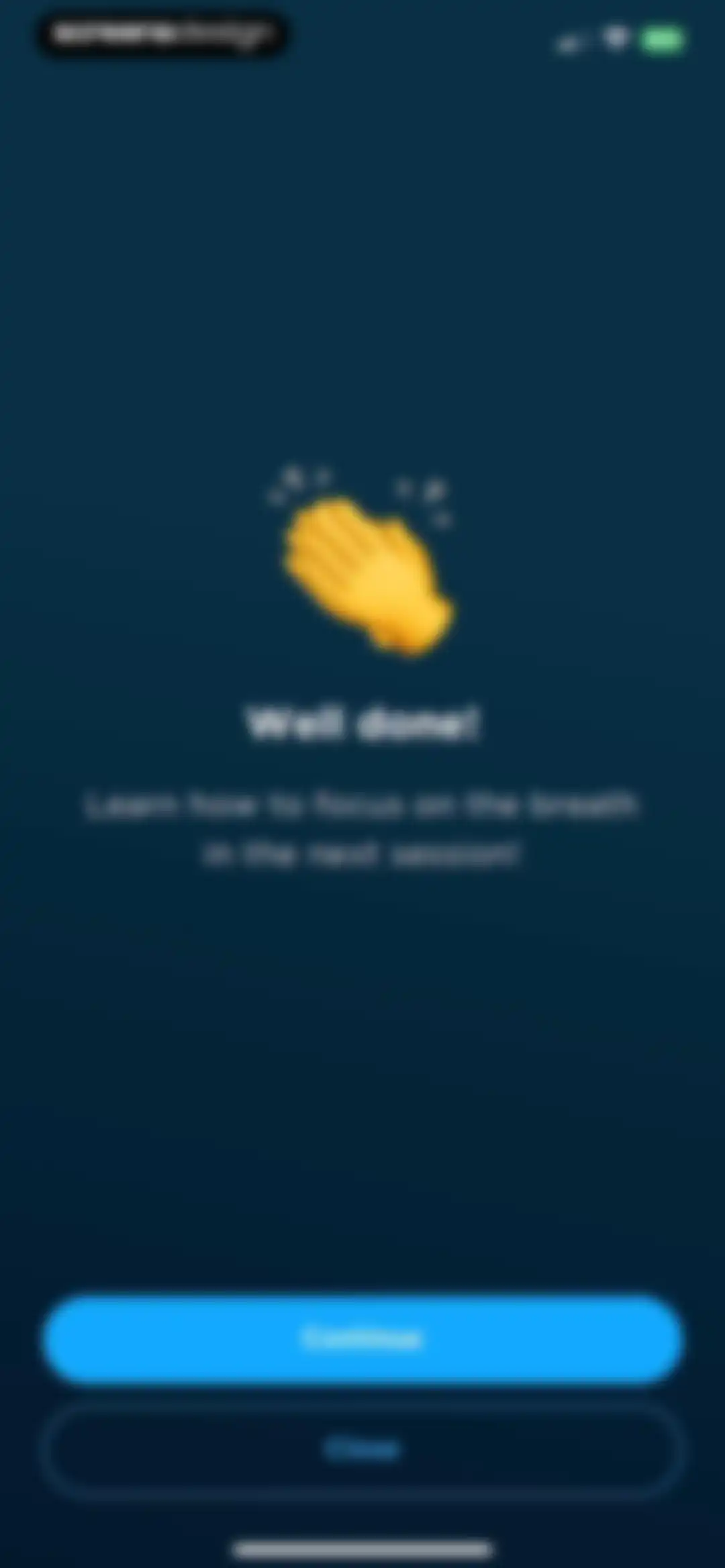 The Mindfulness App screen 28