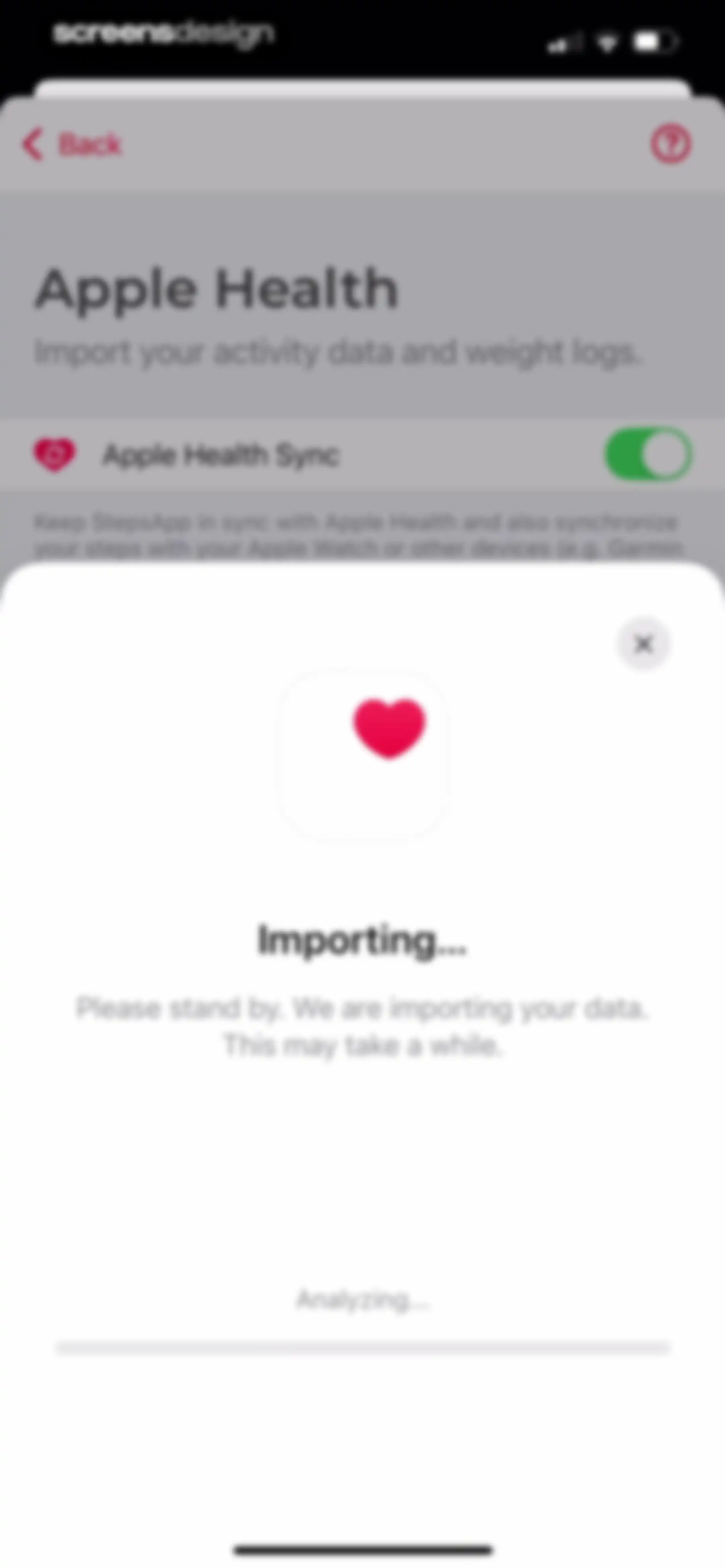 StepsApp Pedometer screen 166
