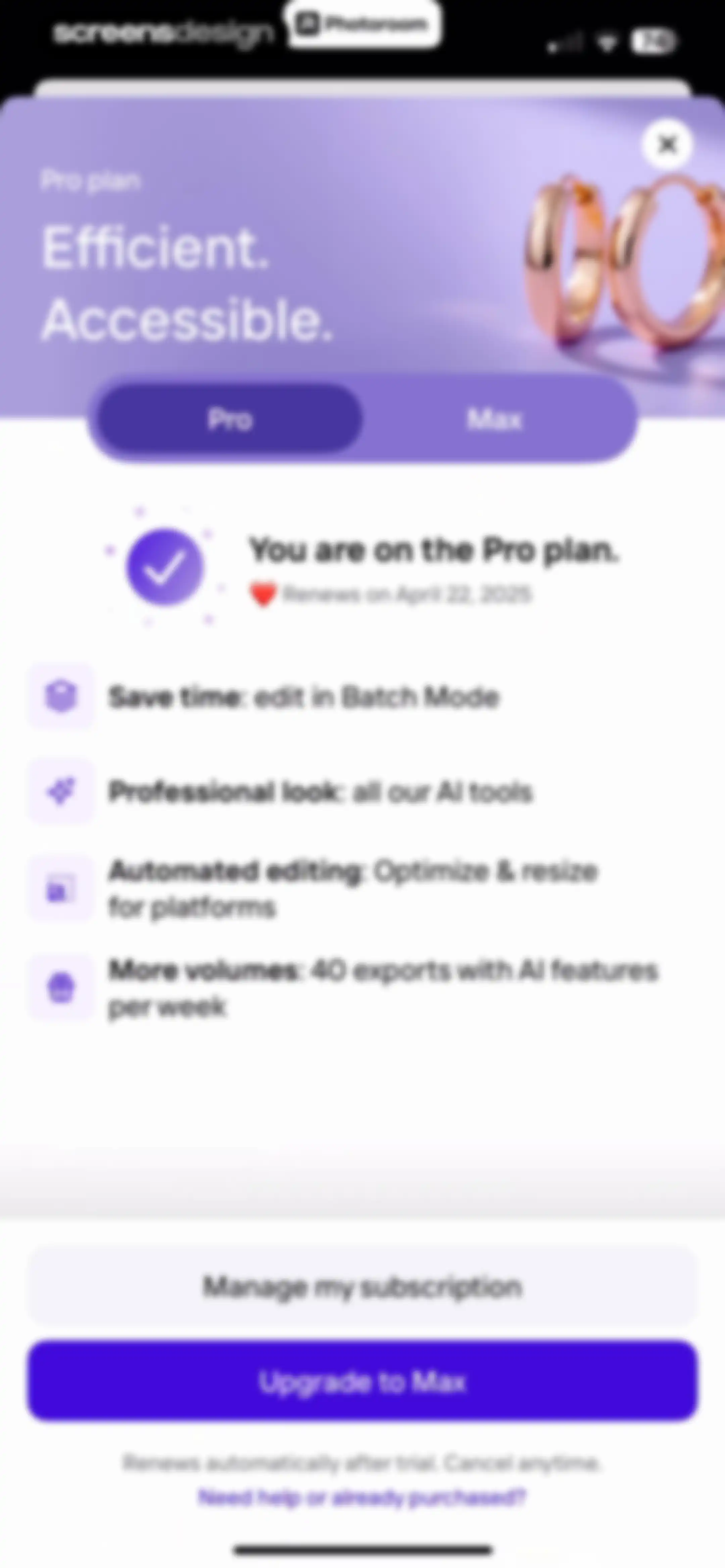 Photoroom: AI Photo Editor screen 119
