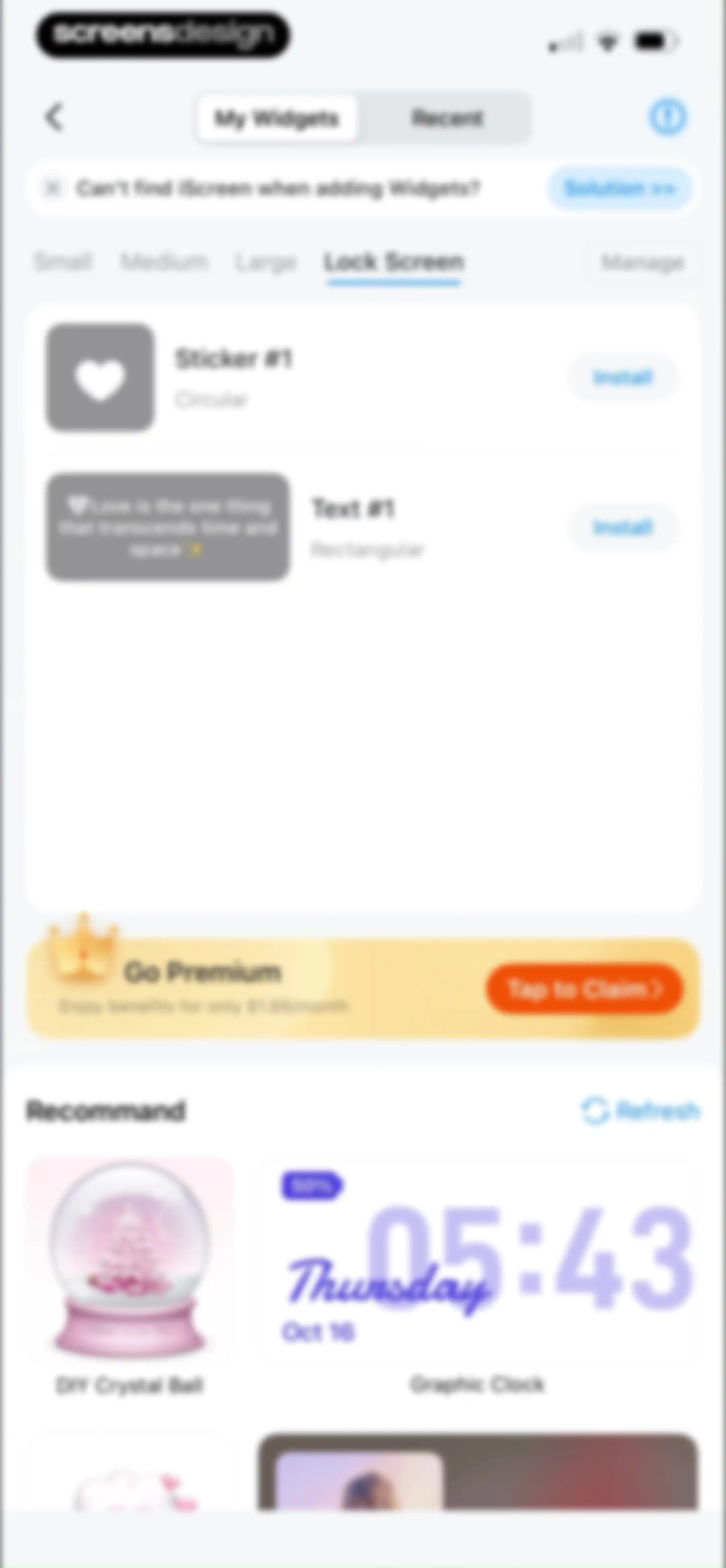 iScreen - Widgets & Wallpaper screen 102