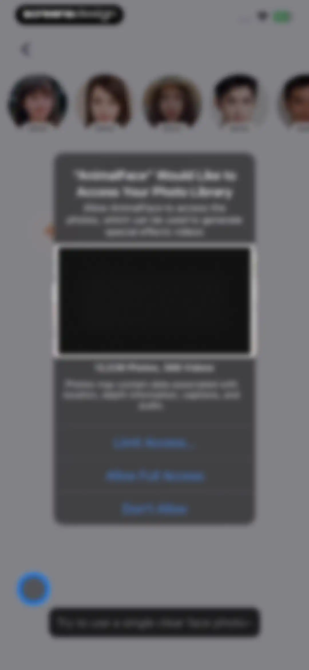 AnimalFace - looksmax ai score screen 10
