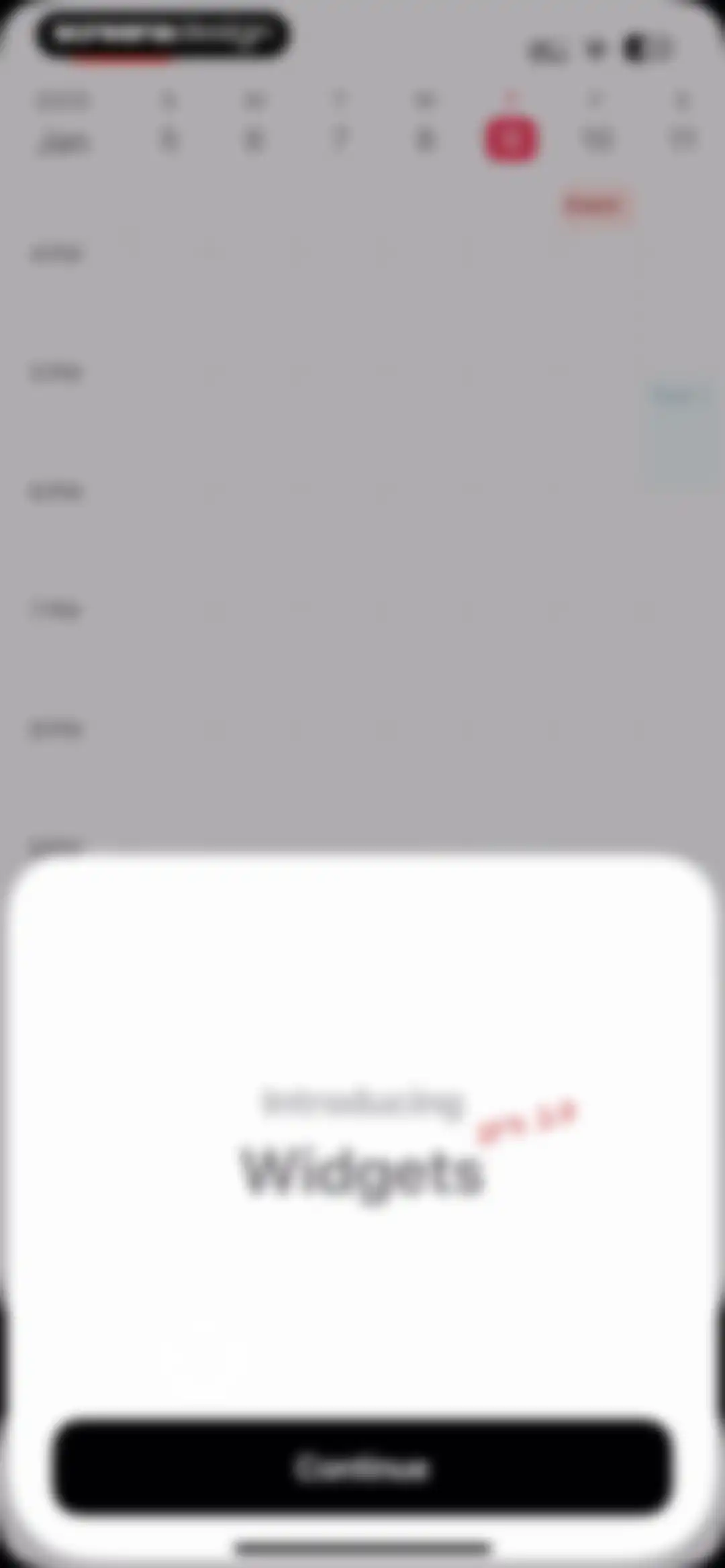 Amie - Todos, calendar screen 51
