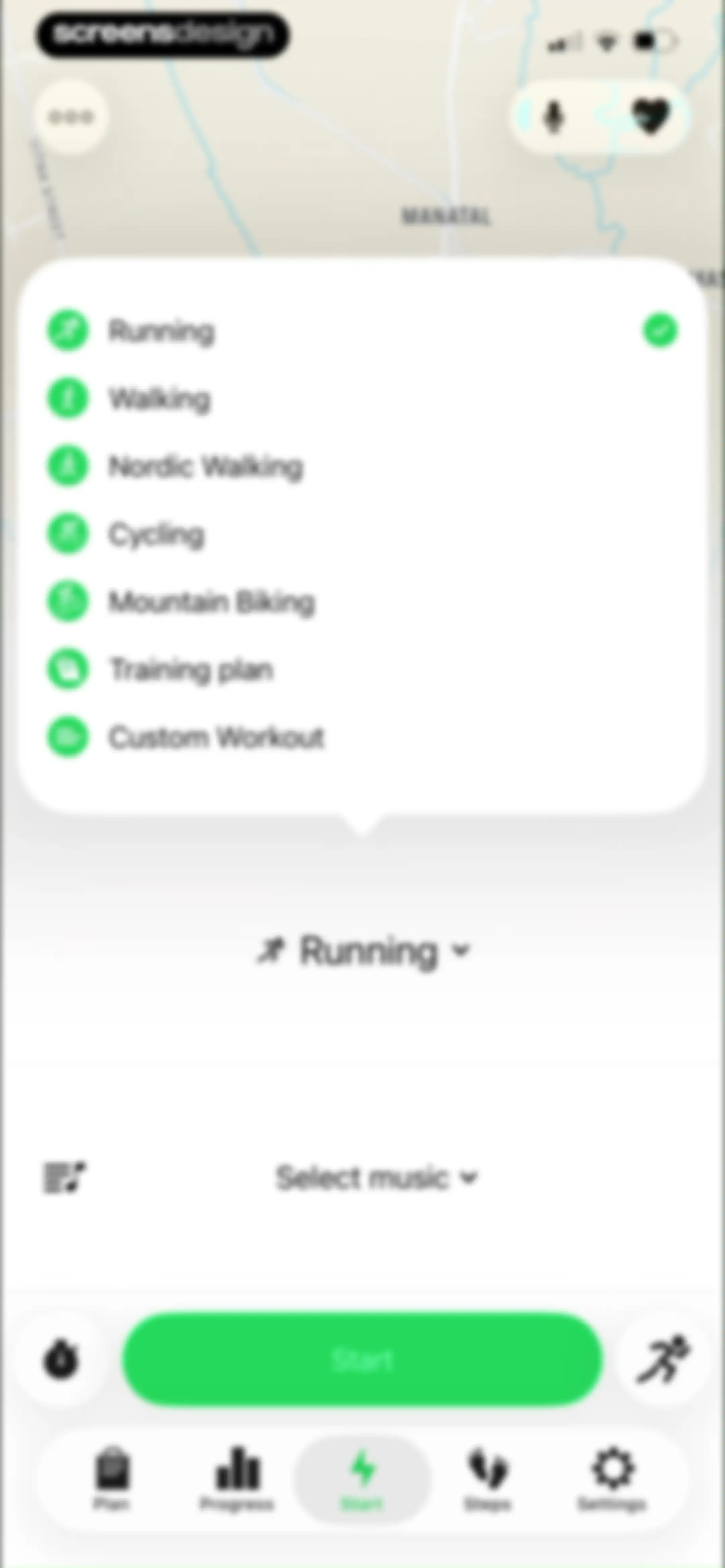 Running Walking Tracker Goals screen 19