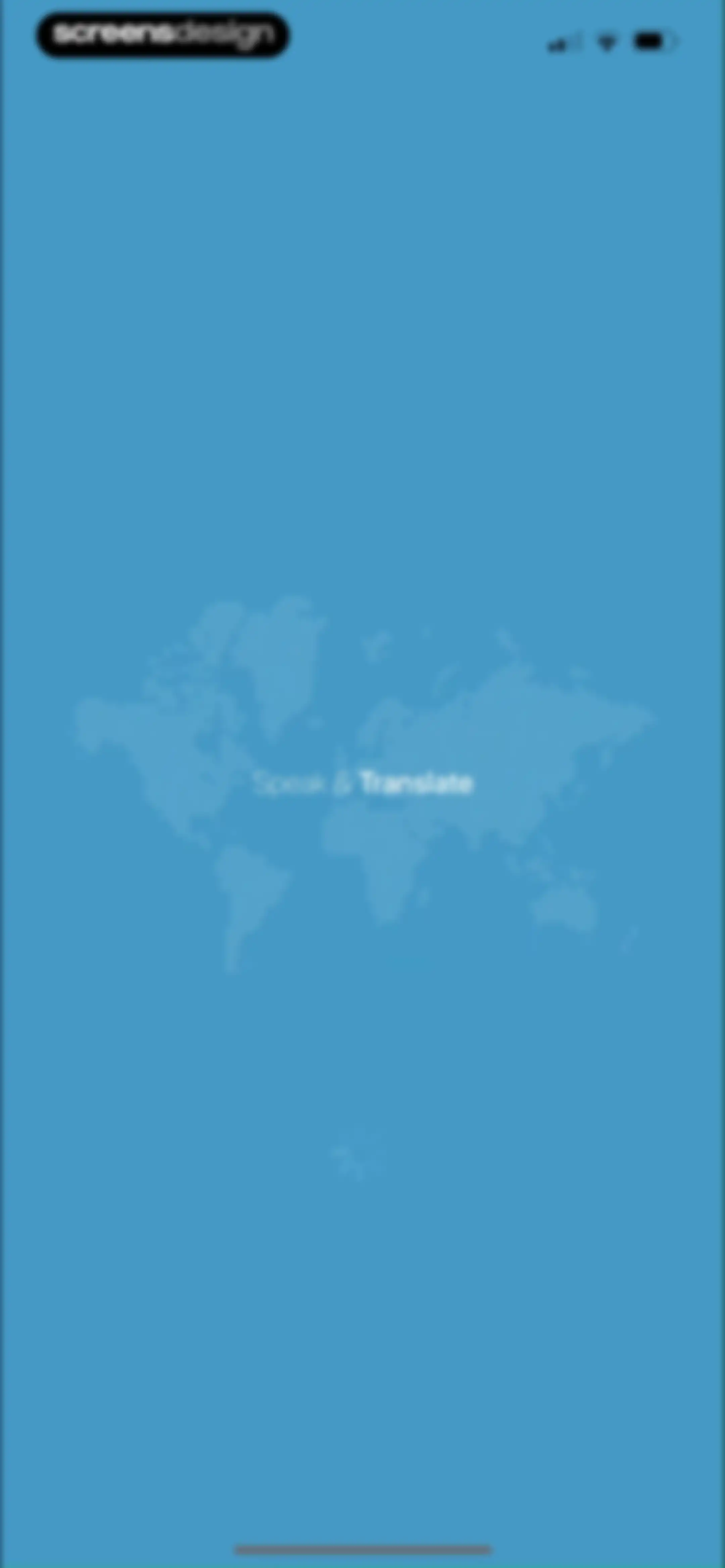 Speak & Translate - Translator screen 1