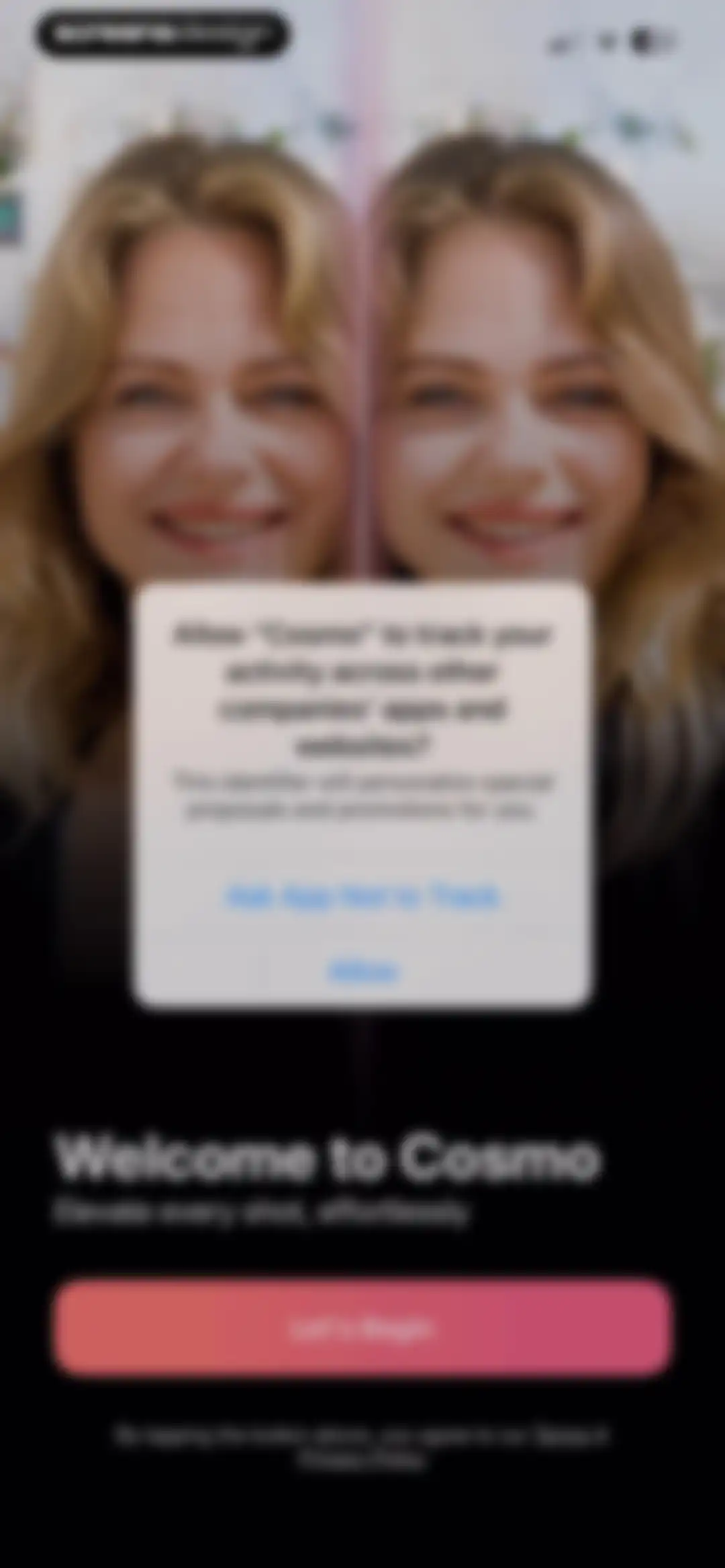 Cosmo: AI Editor, Hair Filters screen 3
