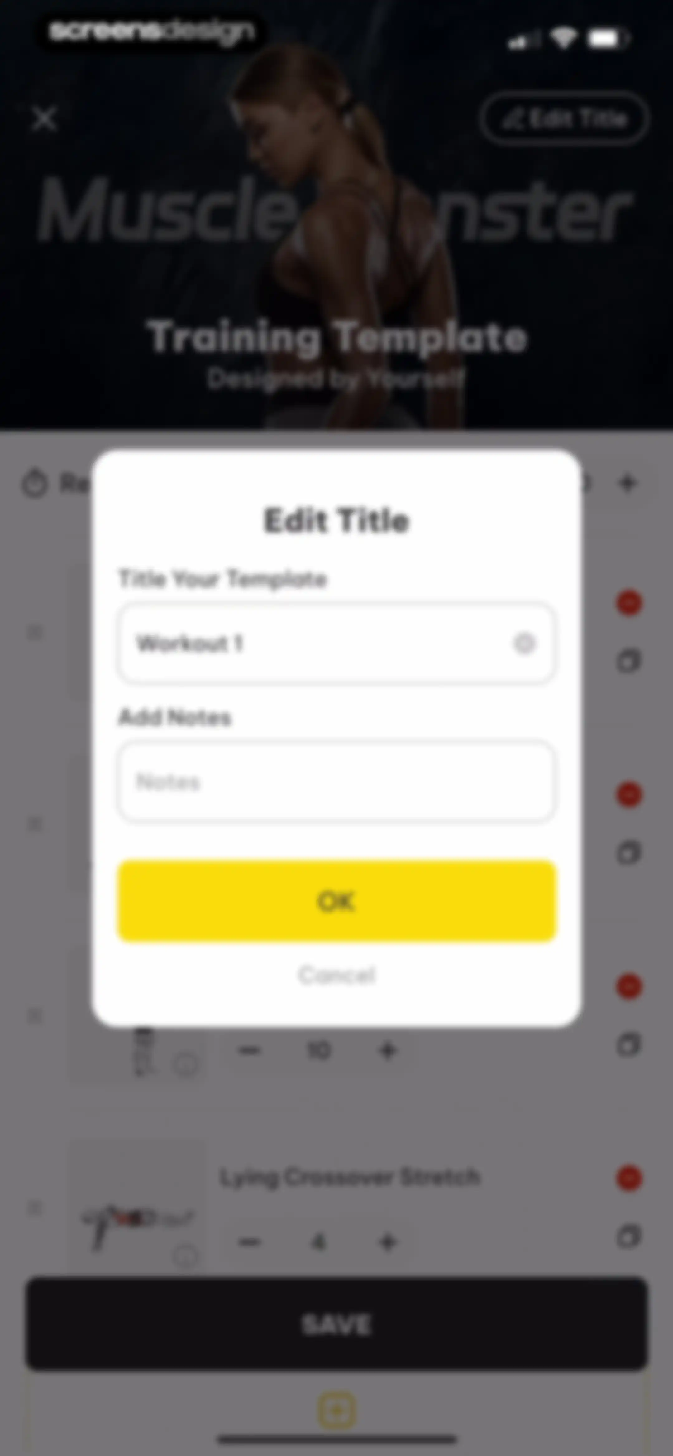 Muscle Monster Workout Planner screen 77