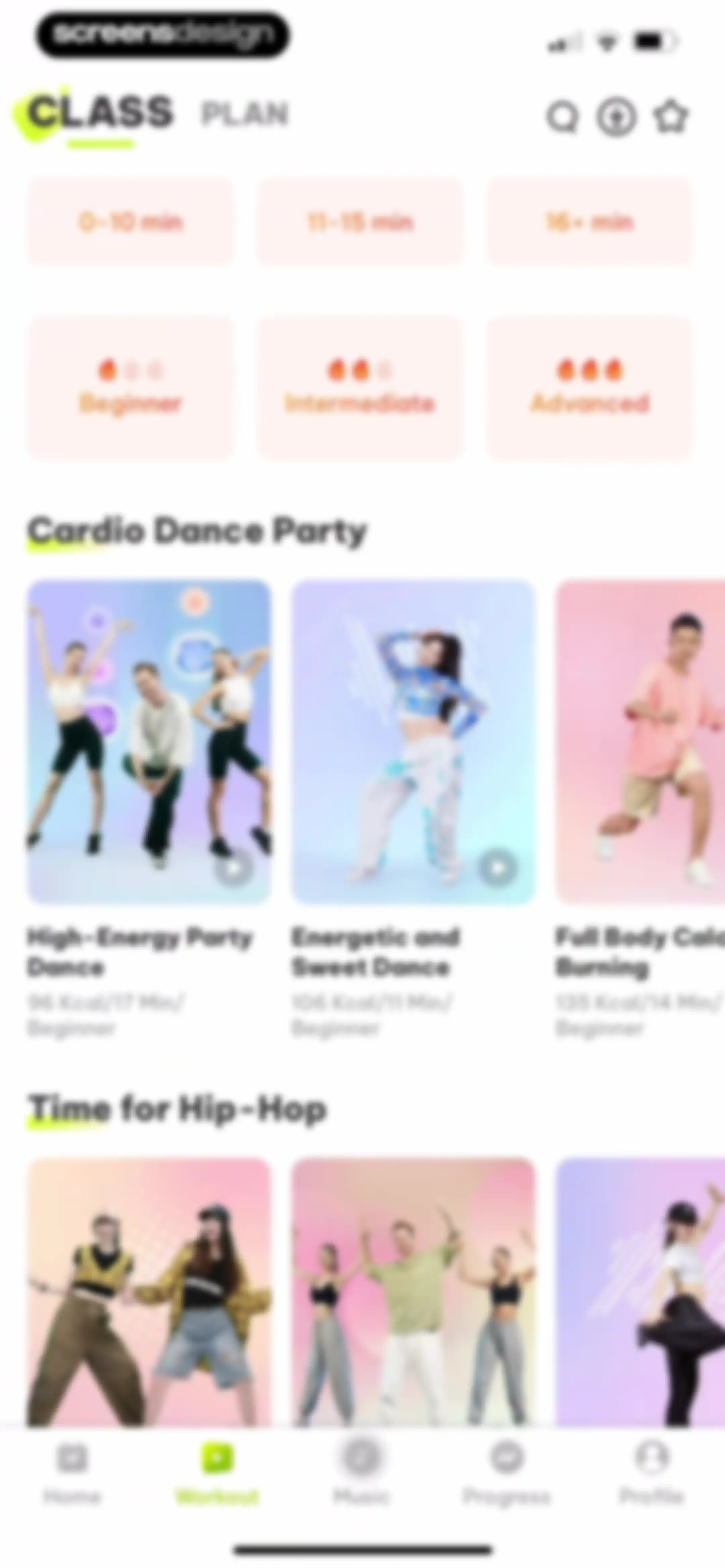 Dancefitme: Fun weight loss screen 109