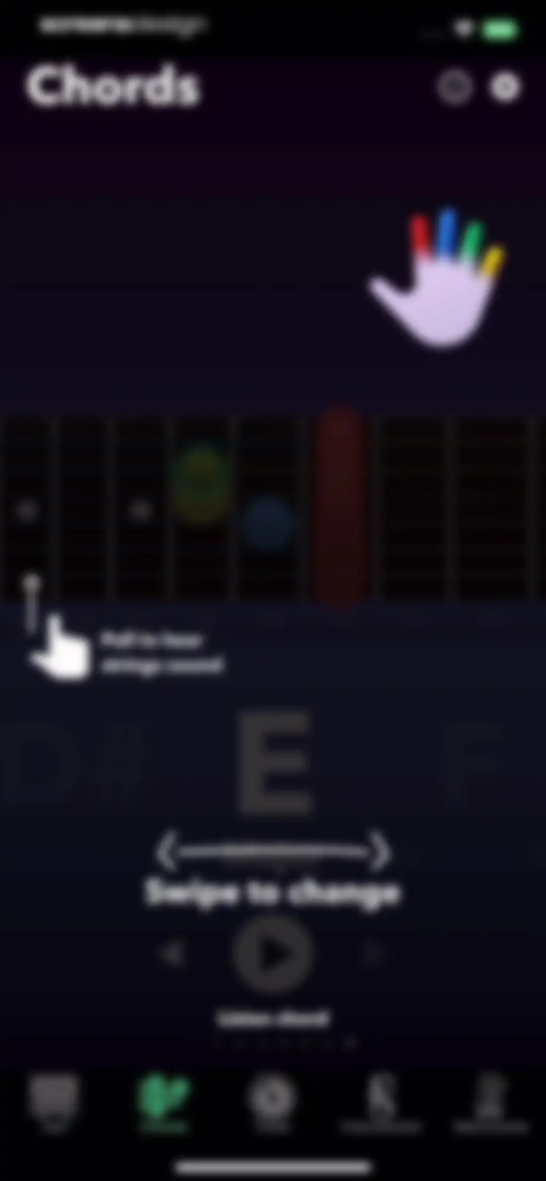 Guitar Tuner Easy tune chords screen 34