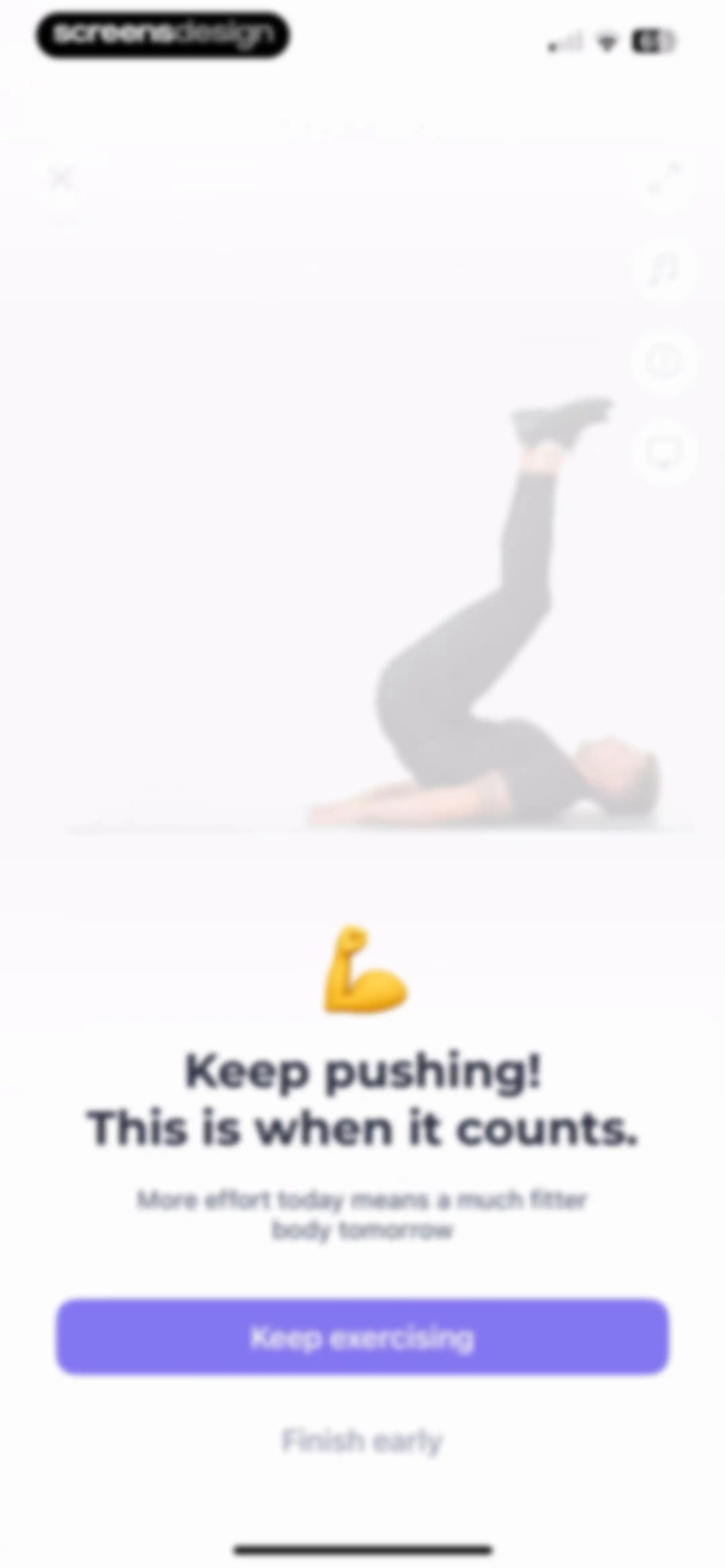 FitMe - Lazy Workout at Home screen 76
