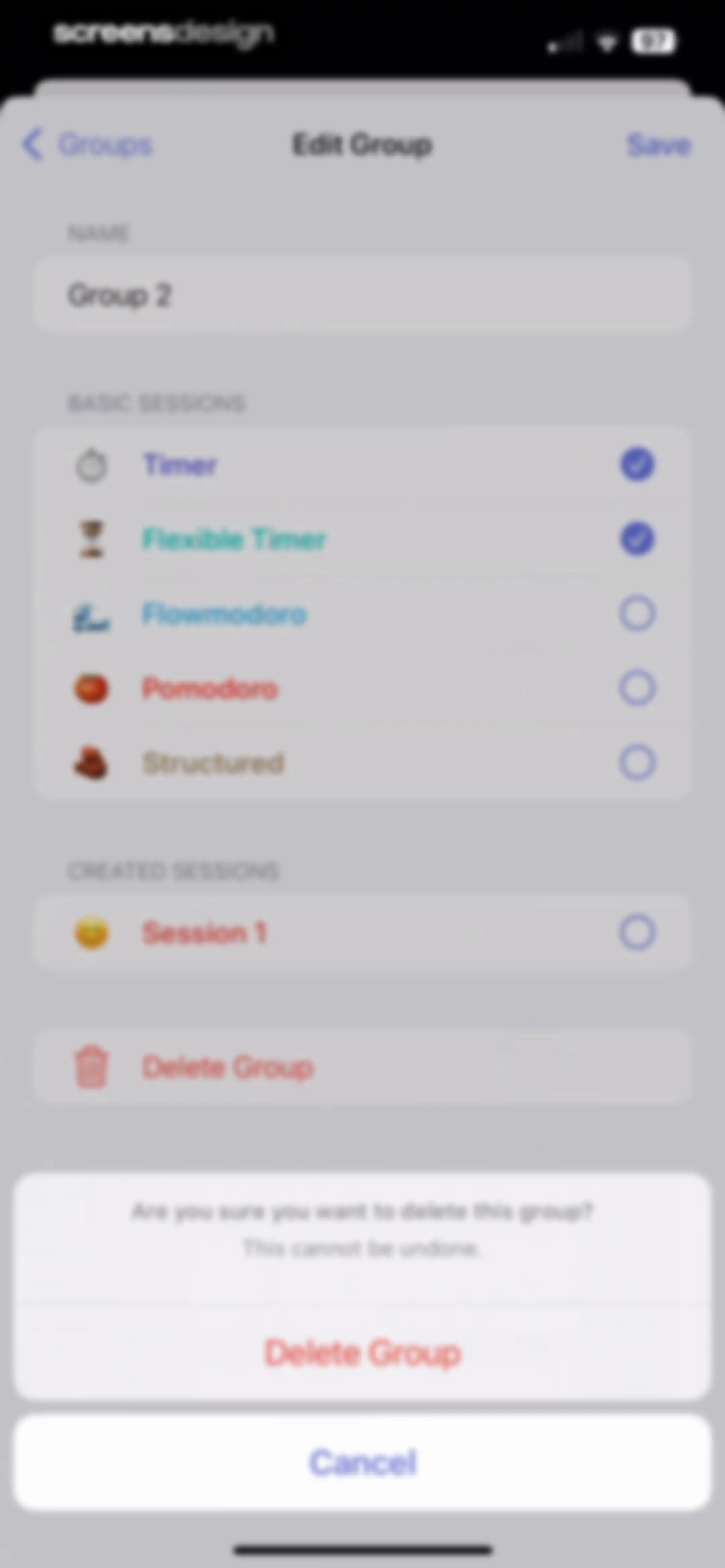 Focused Work - Pomodoro Timer screen 93
