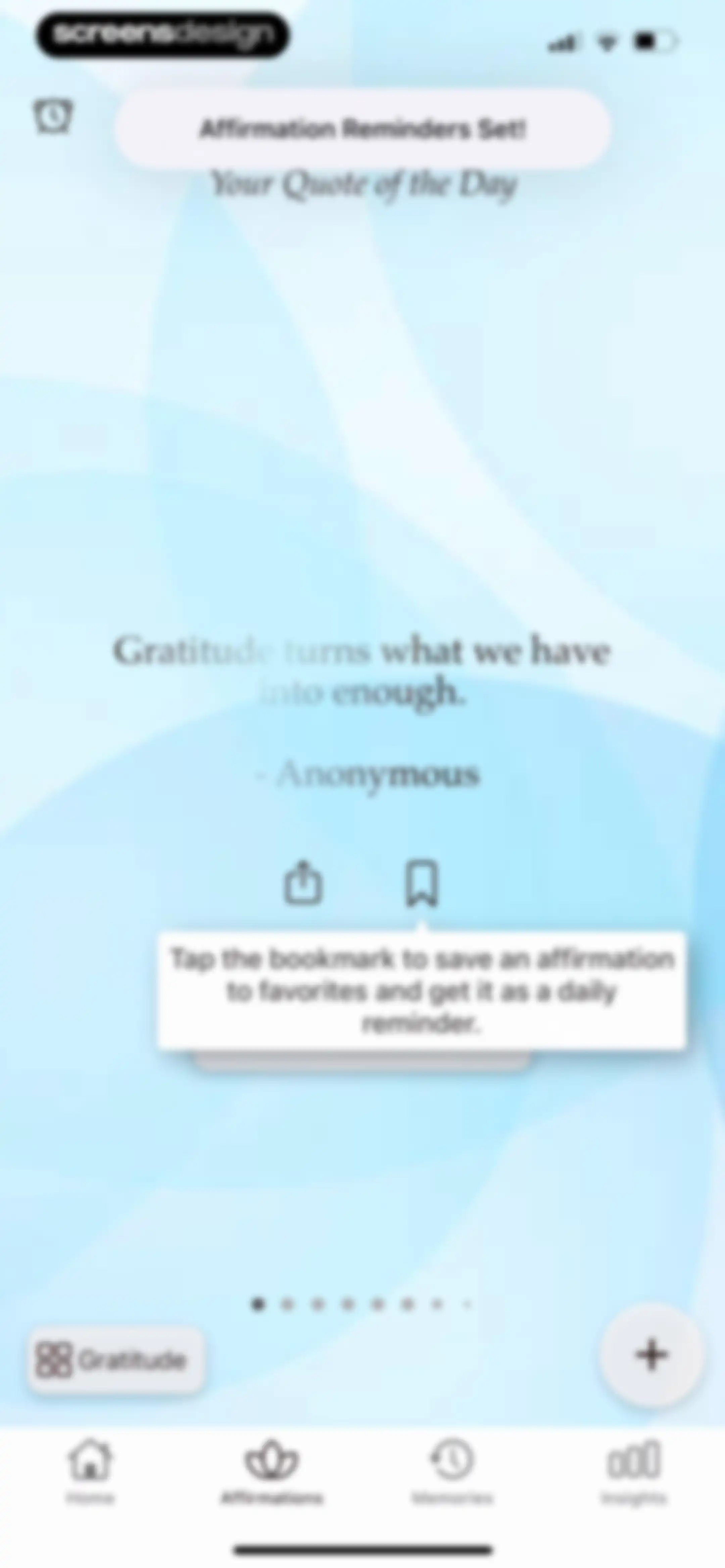 Gratitude Plus – Journal screen 85