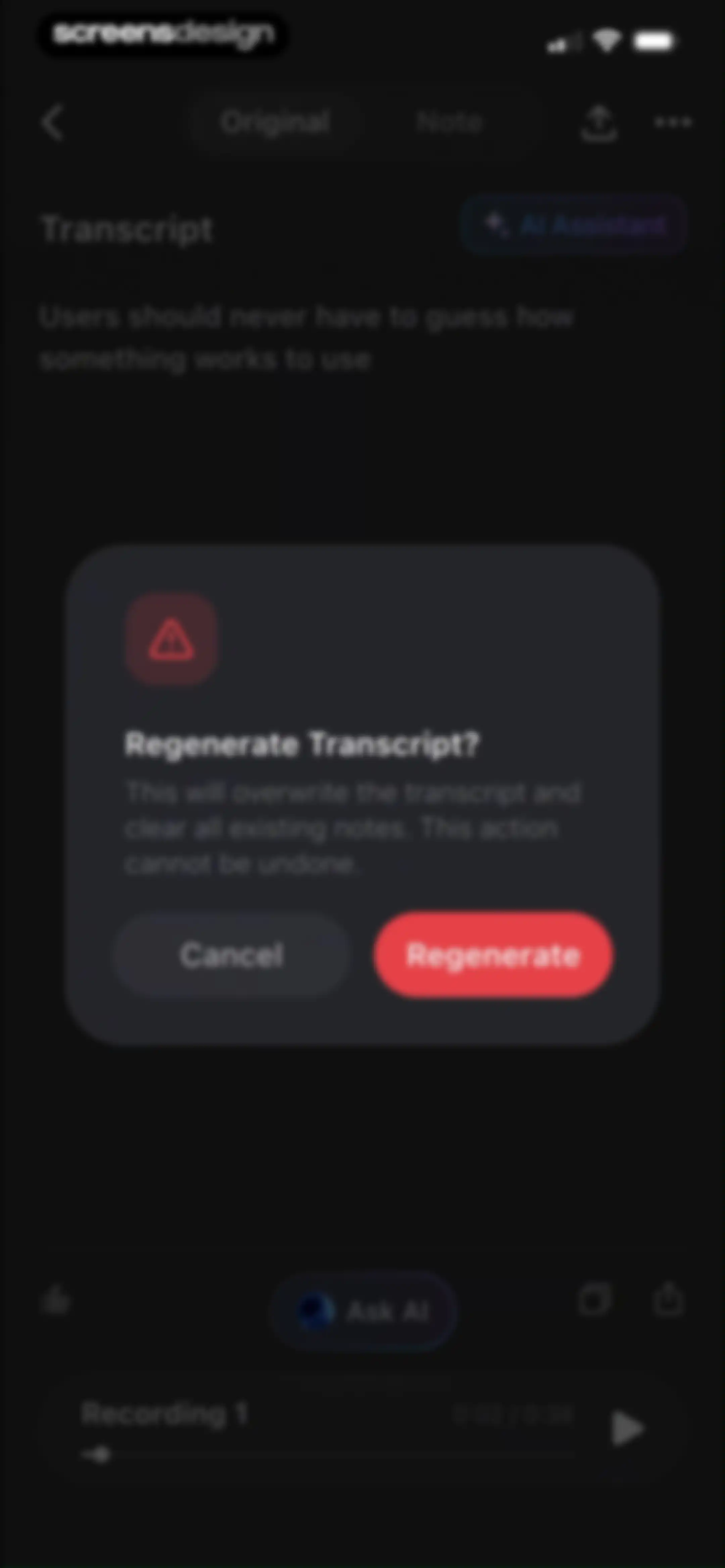 Voice Recorder: AI Note Taker screen 26