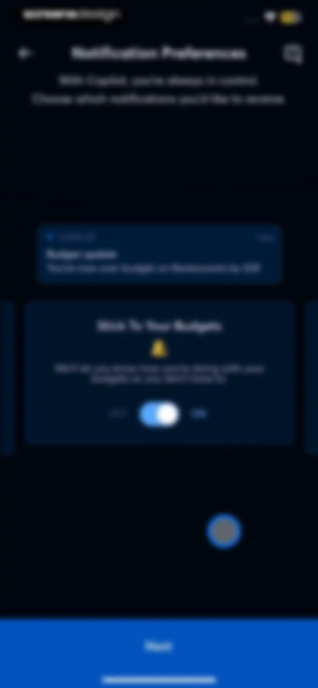 Copilot: Track & Budget Money screen 14