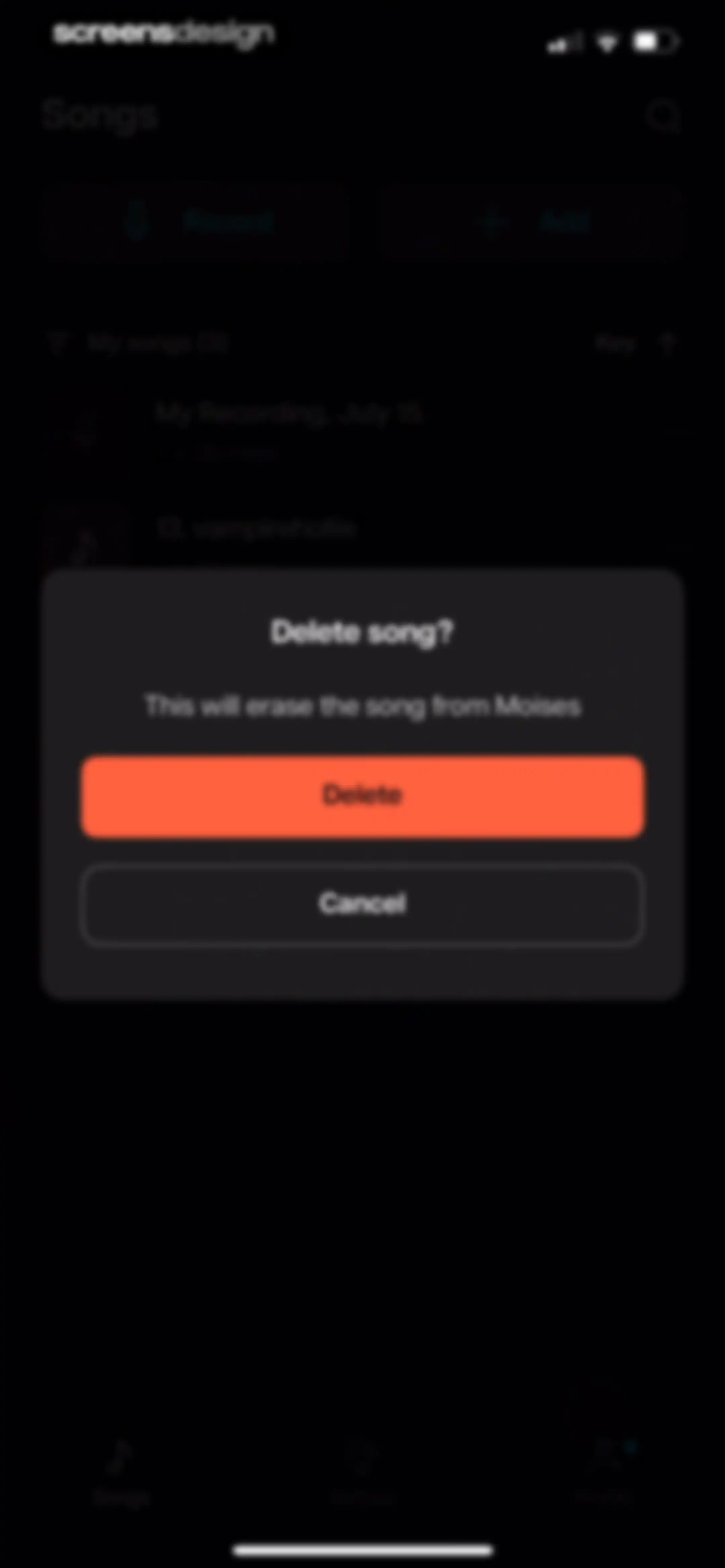 Moises: The Musician's App screen 62