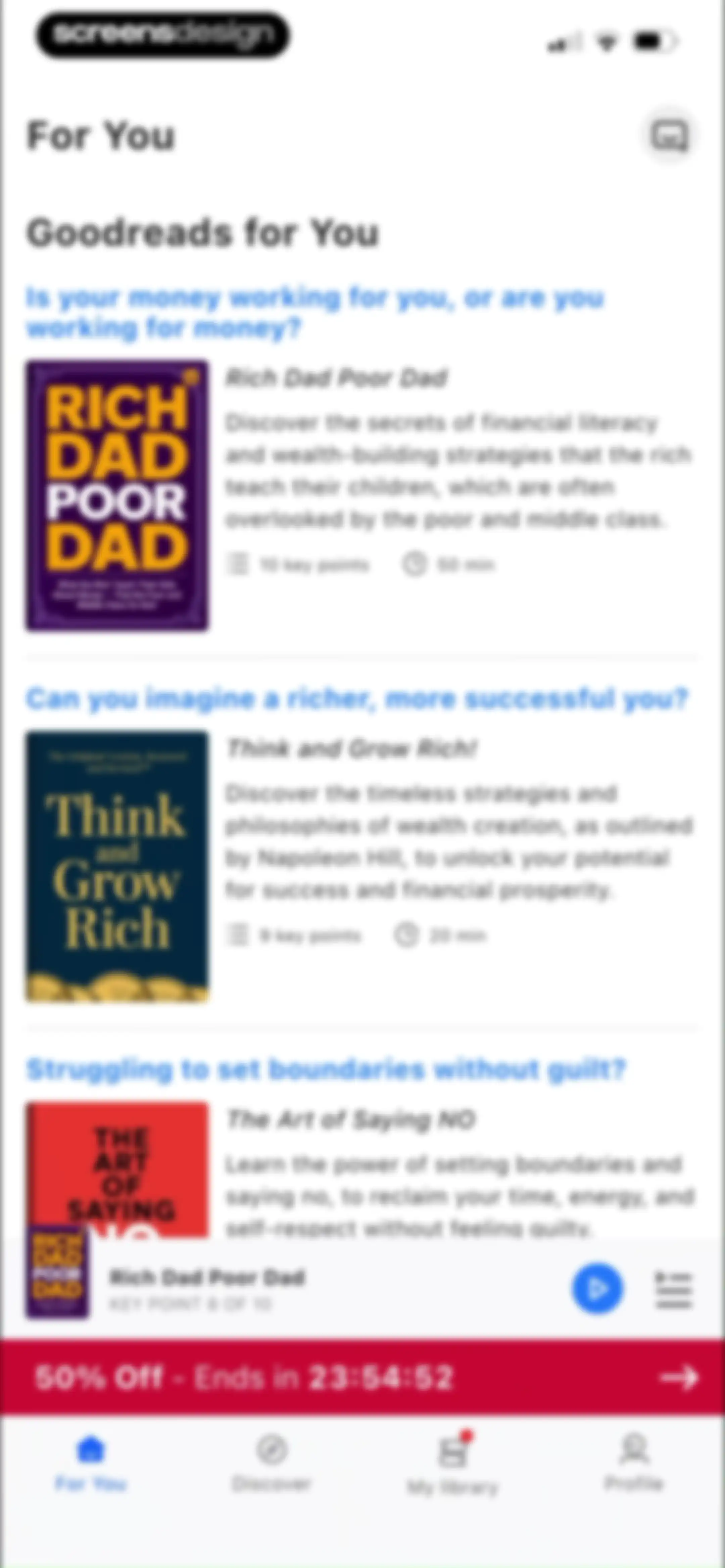 LeapAhead-Daily Book Cast screen 73