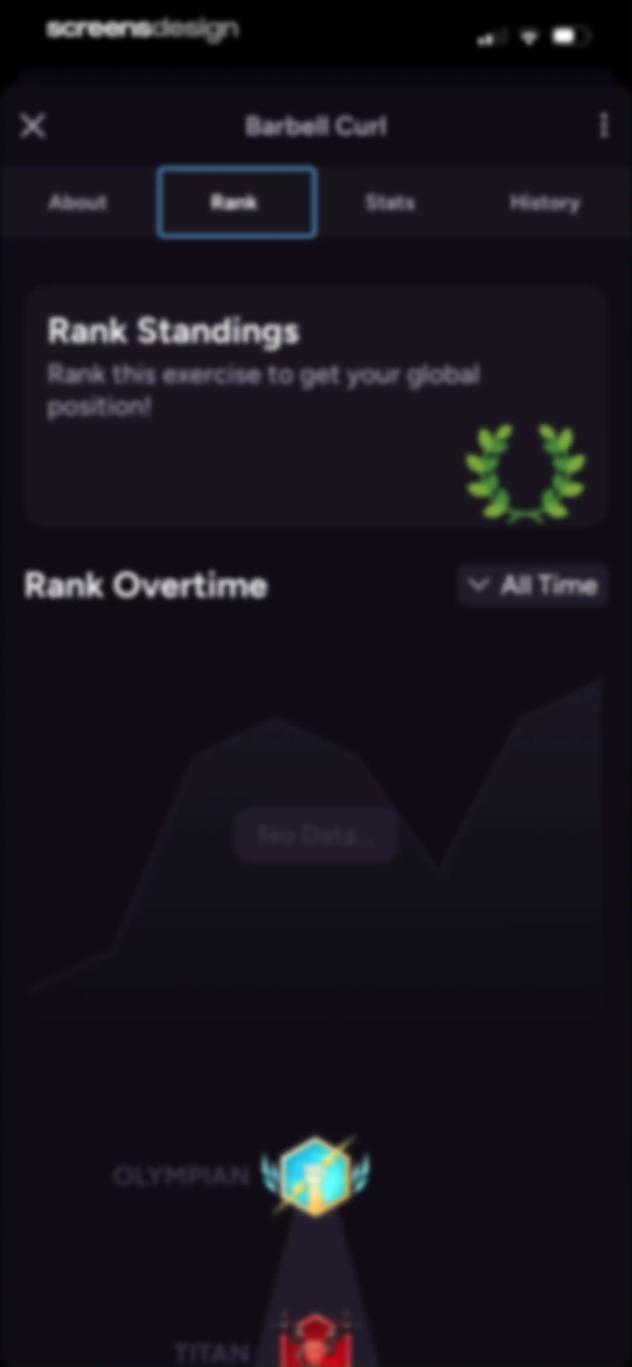 Liftoff - Ranked Gym Workouts screen 97