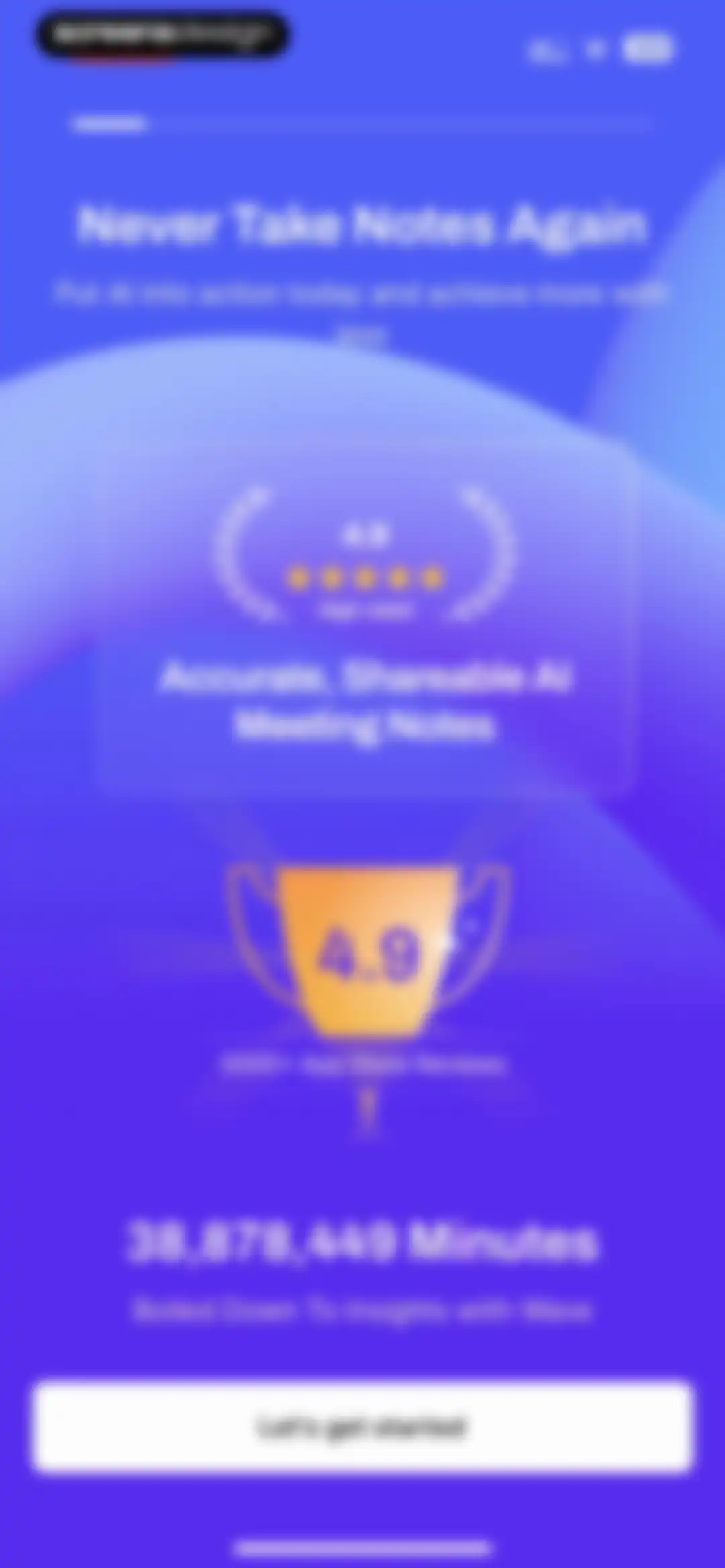 Wave AI Note Taker & Recorder screen 3