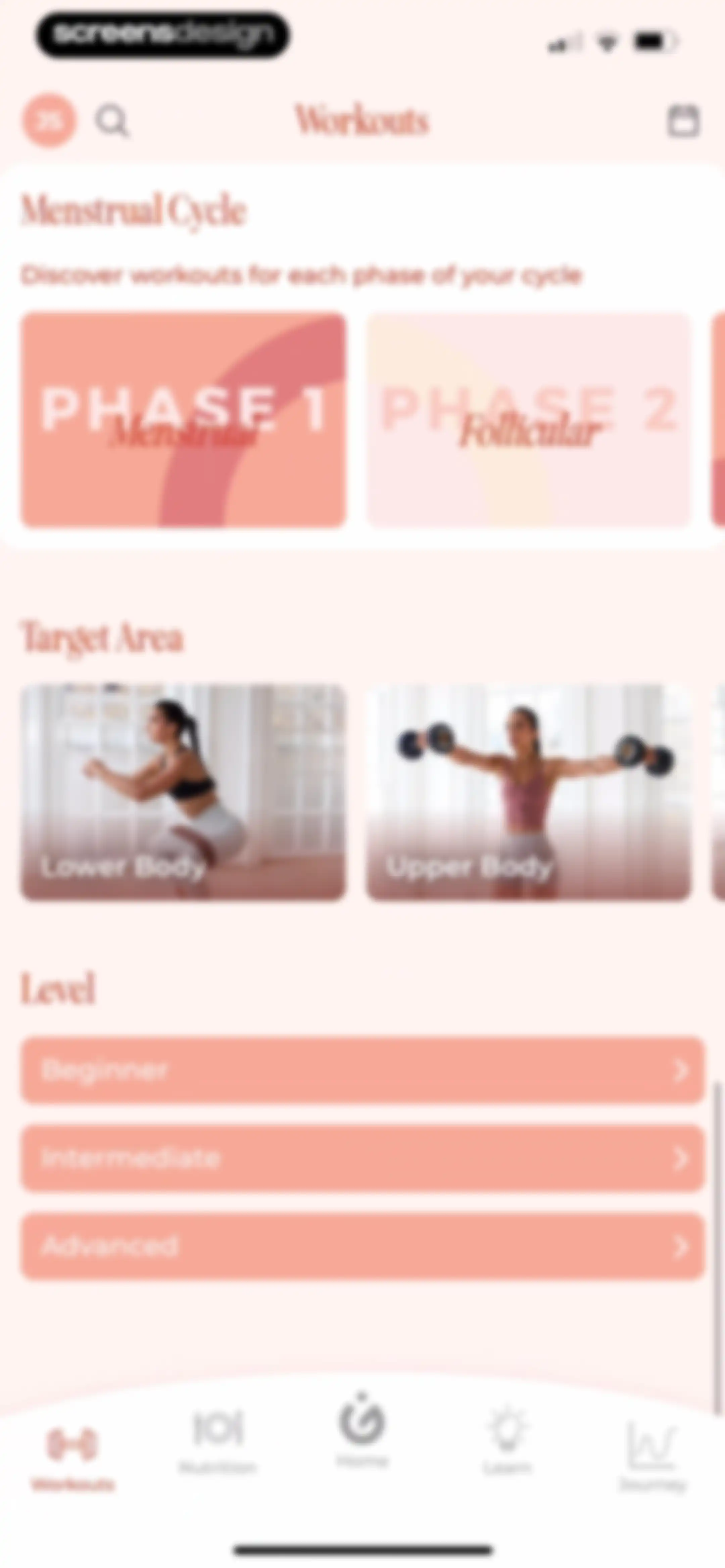 WeGLOW: Home Workout for Women screen 137