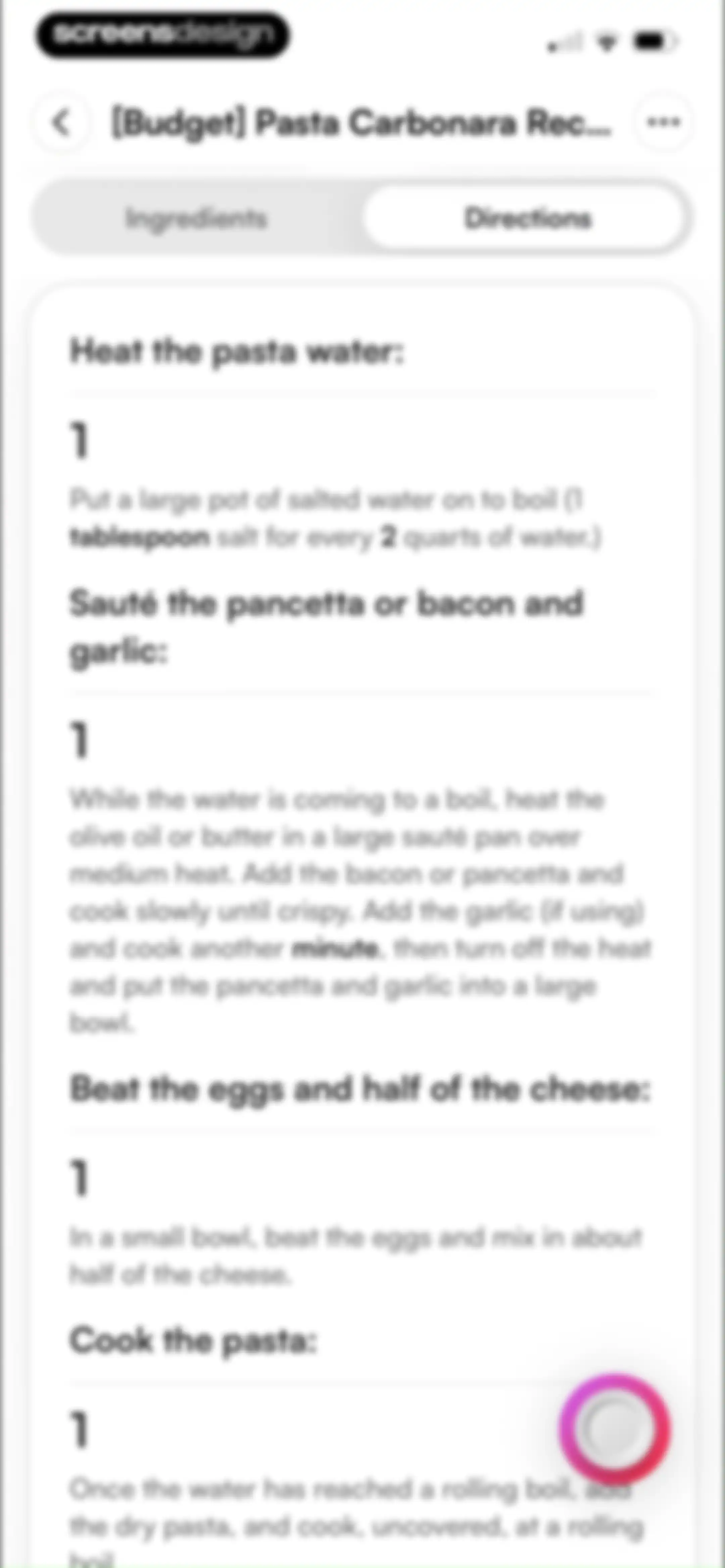 Osta: Save & Share Recipes screen 116