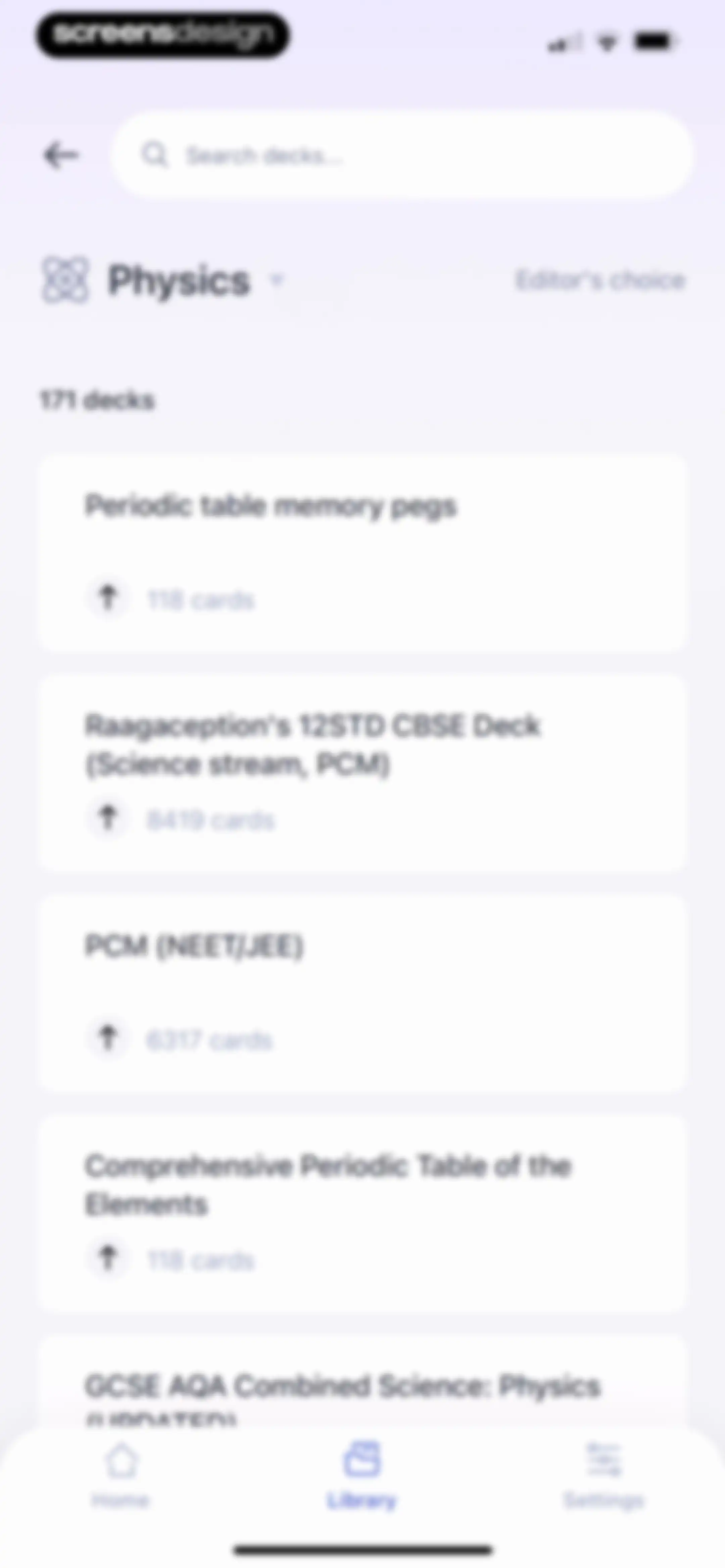 Cogni: Flashcards Learning screen 45