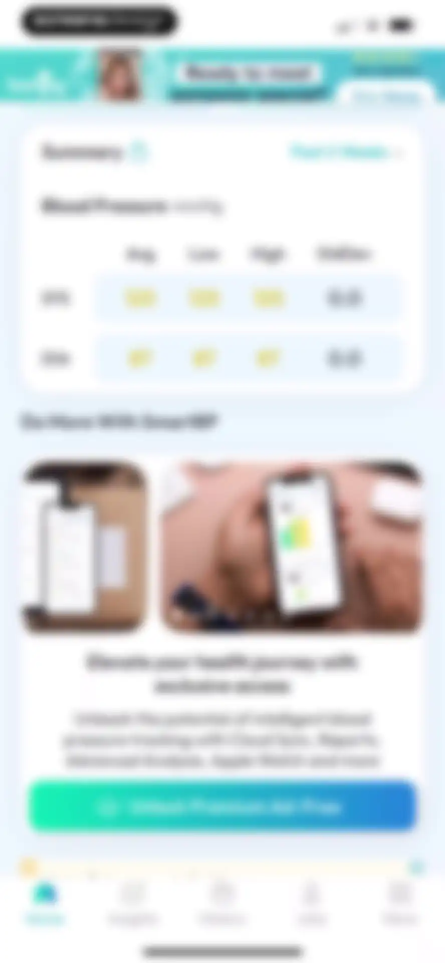 Blood Pressure Tracker SmartBP screen 65