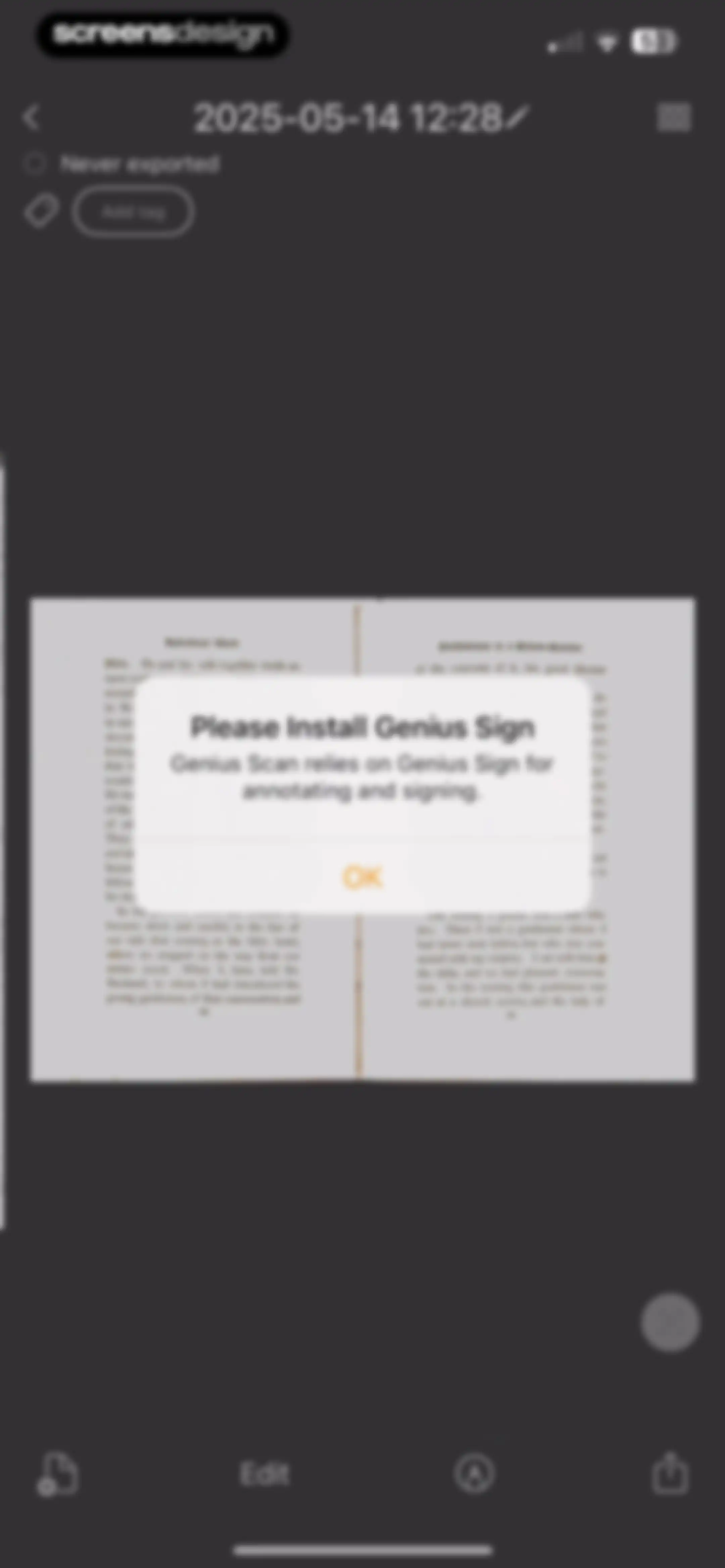 Scanner App: Genius Scan screen 34