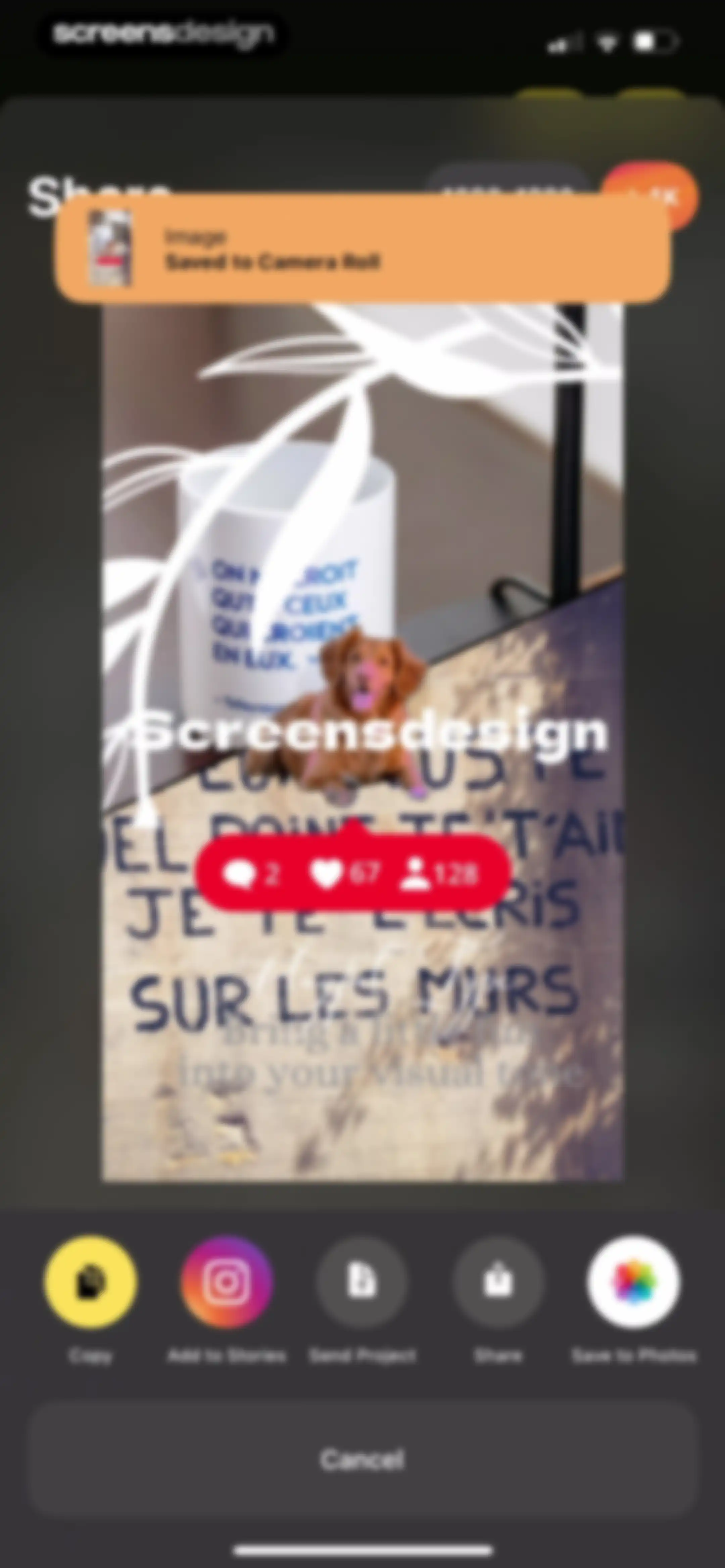 Leto: Font for Instagram Story screen 108