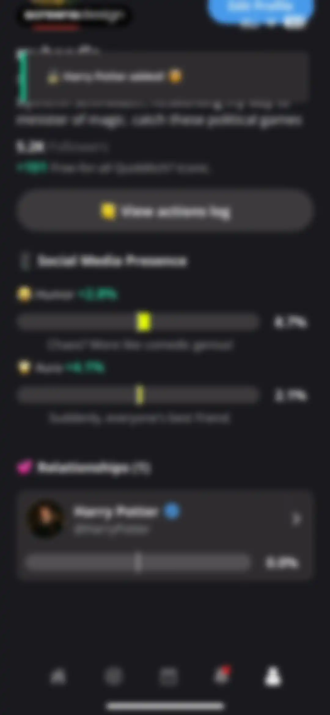 status - sims but social media screen 92