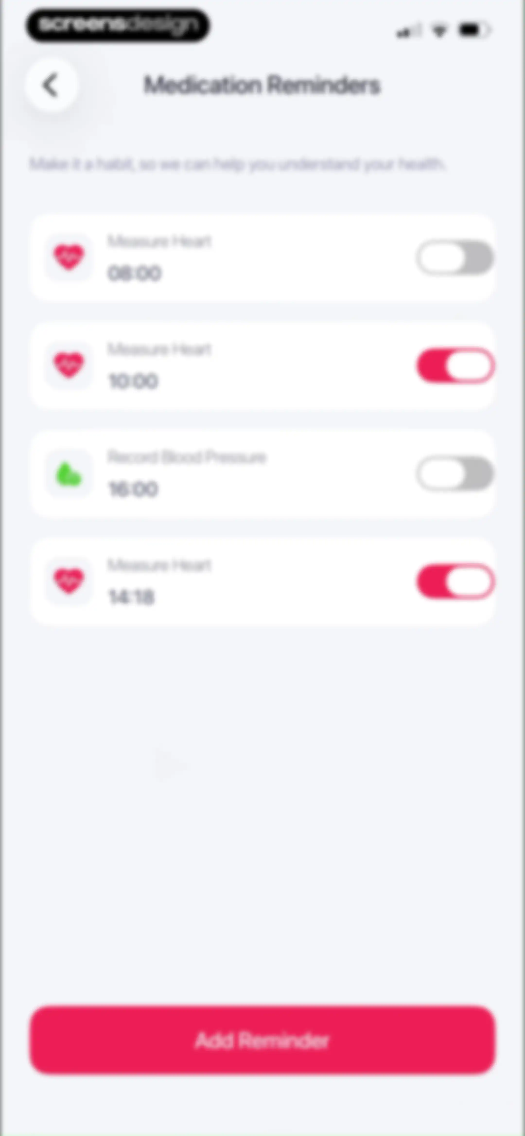 iCardiac: Heart Rate & Health screen 97
