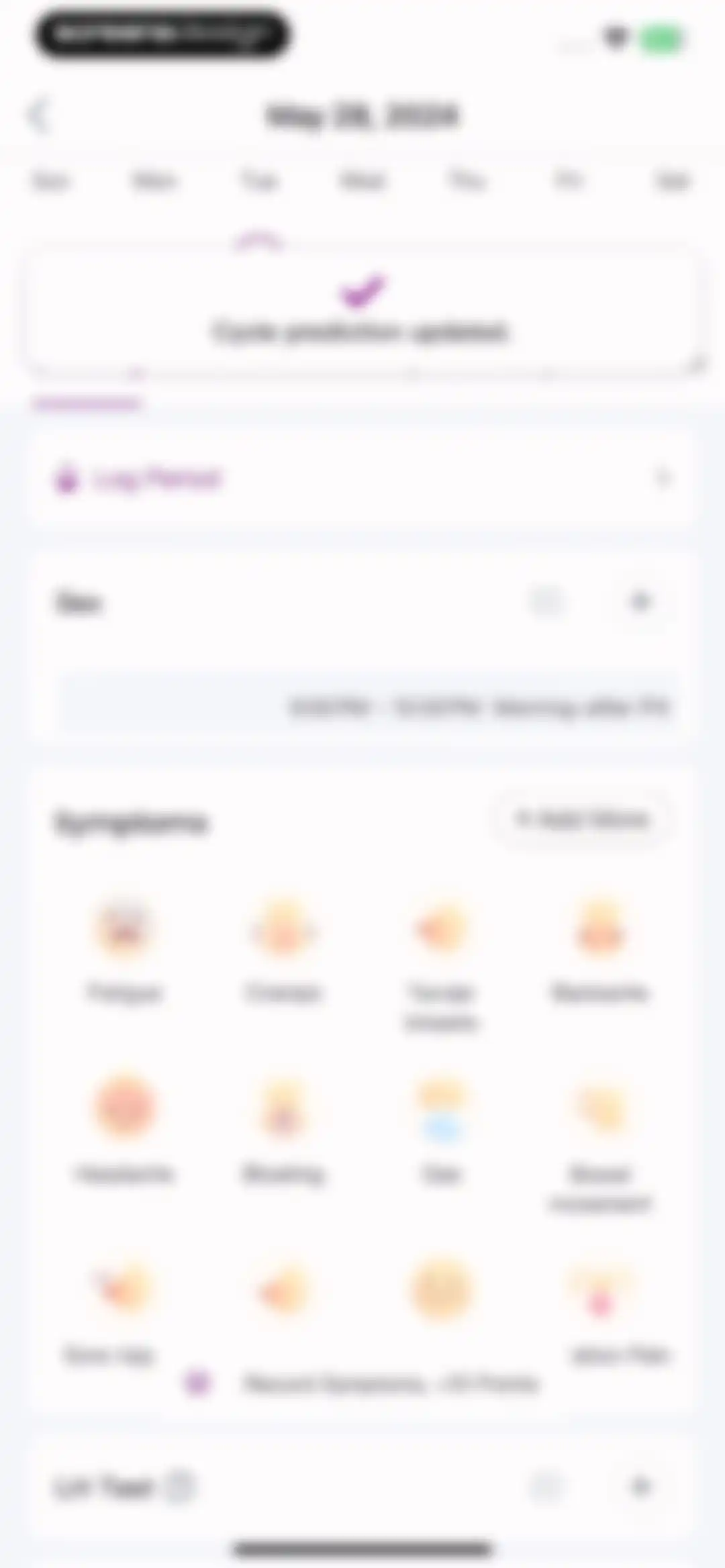 Femometer Fertility Tracker screen 25