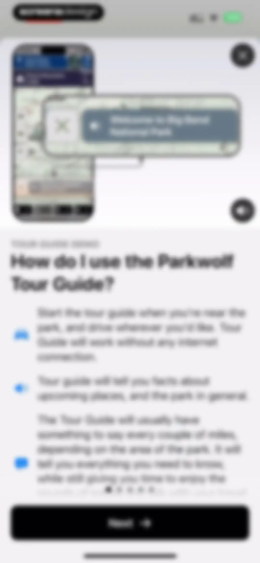 Parkwolf: National Park Guide screen 16
