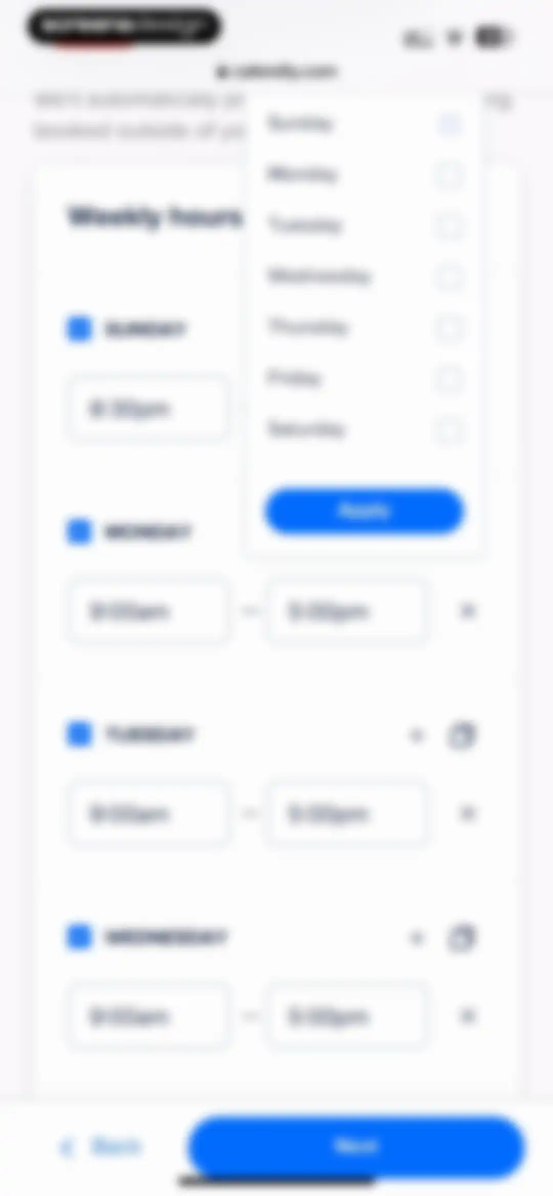 Calendly Mobile screen 15
