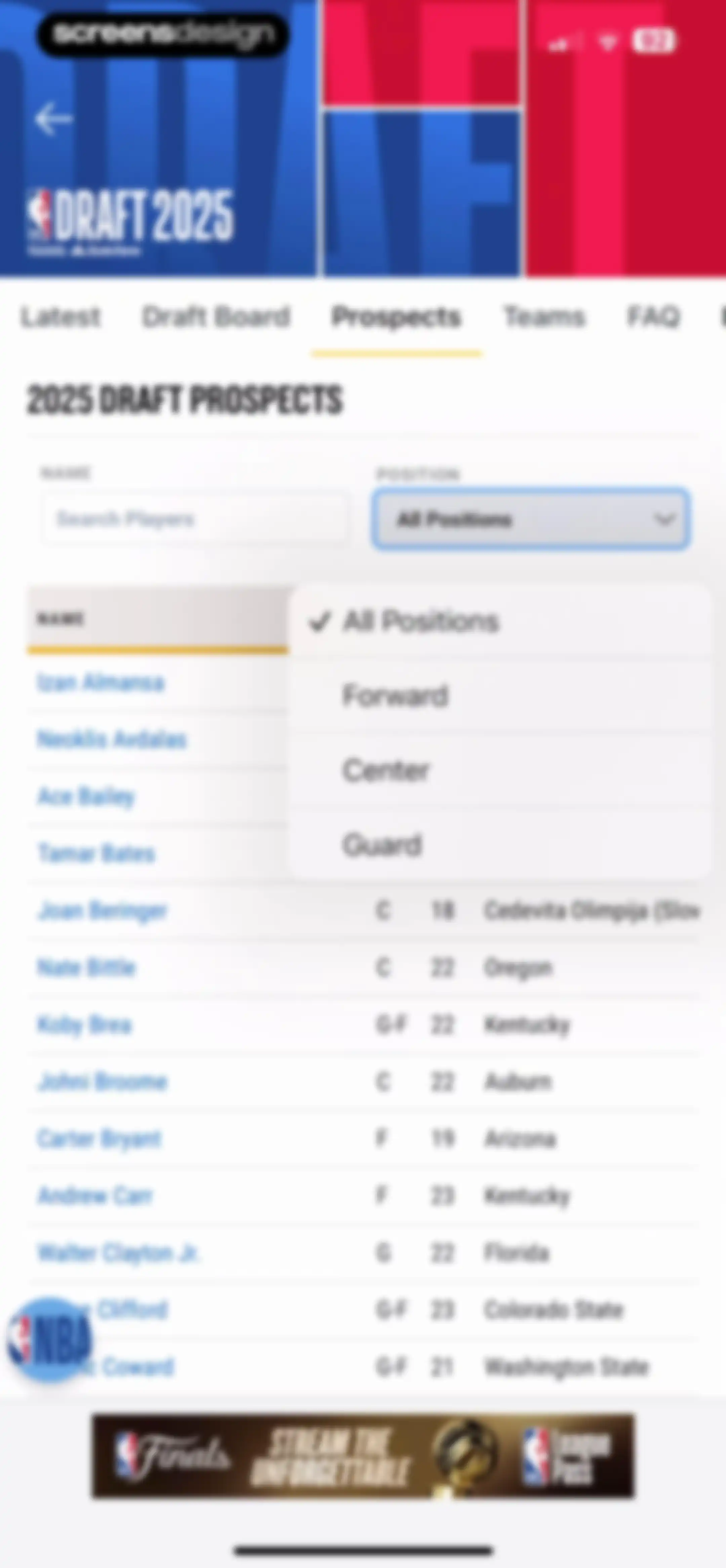 NBA: Live Games & Scores screen 89