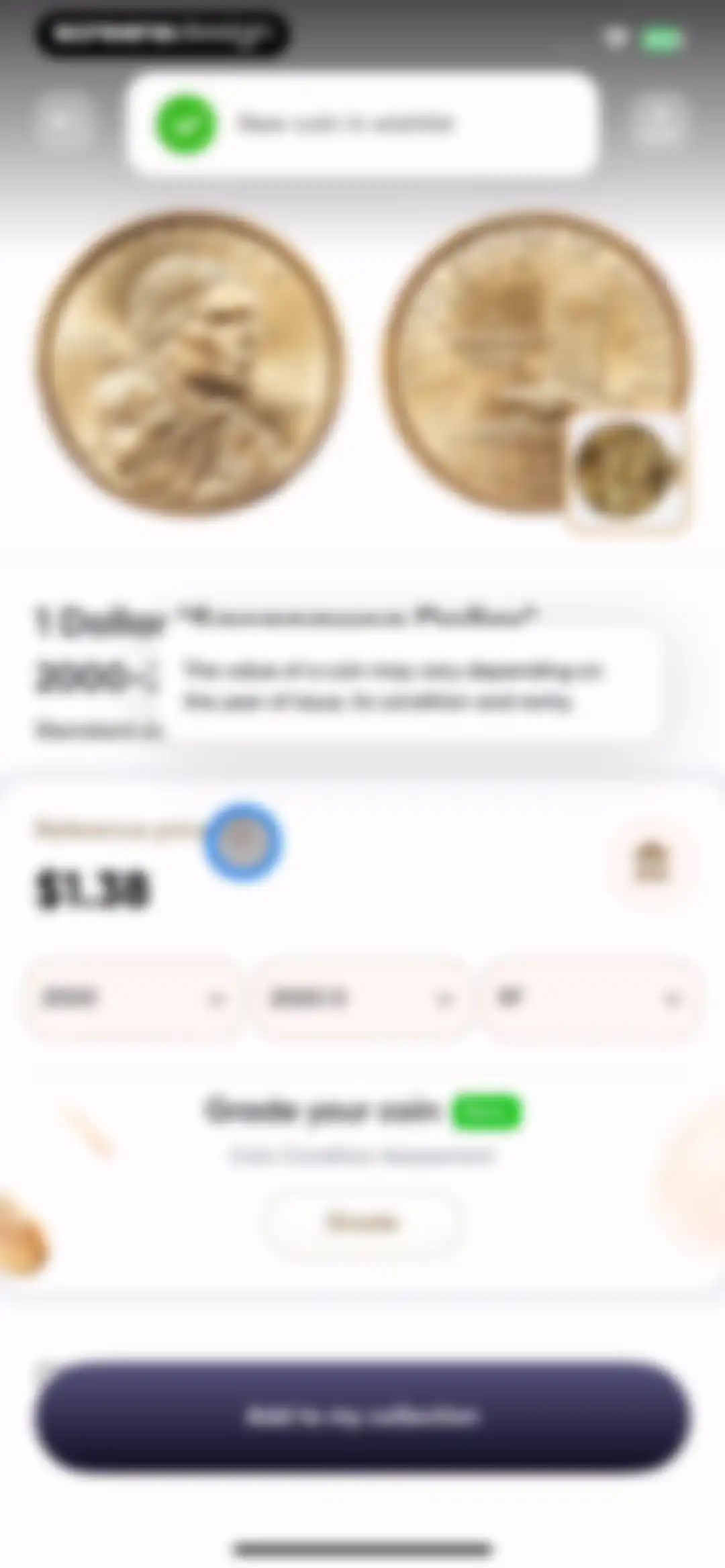 Coin Identifier - CoinScan screen 23