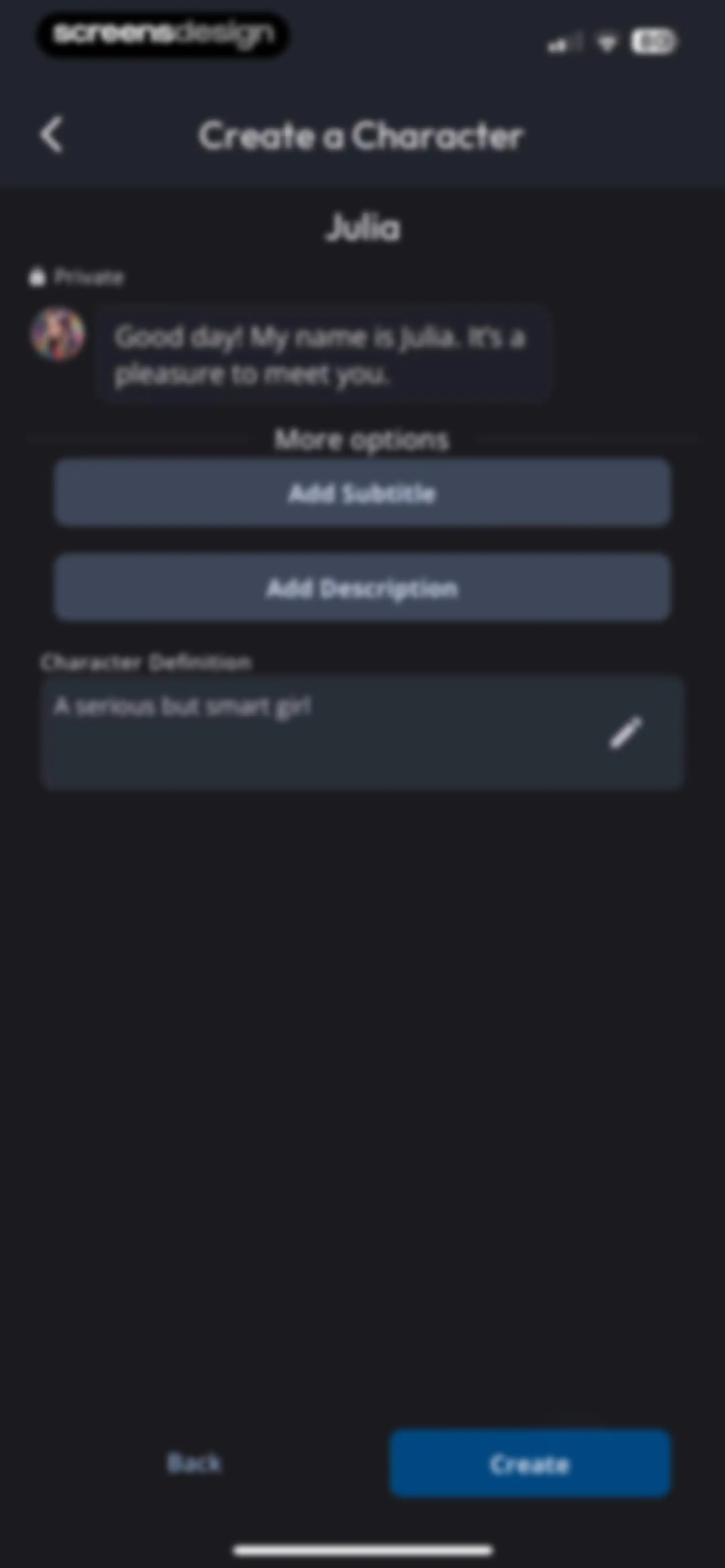 Character AI: Chat, Talk, Text screen 58